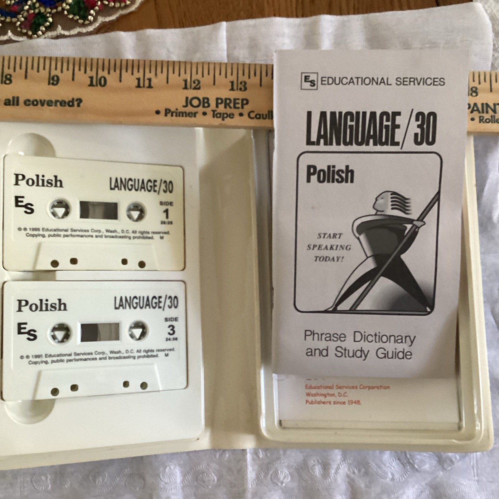 Language/30 Polish Cassette Course 2 Audio Tapes Revised & Expanded A1 Beginner