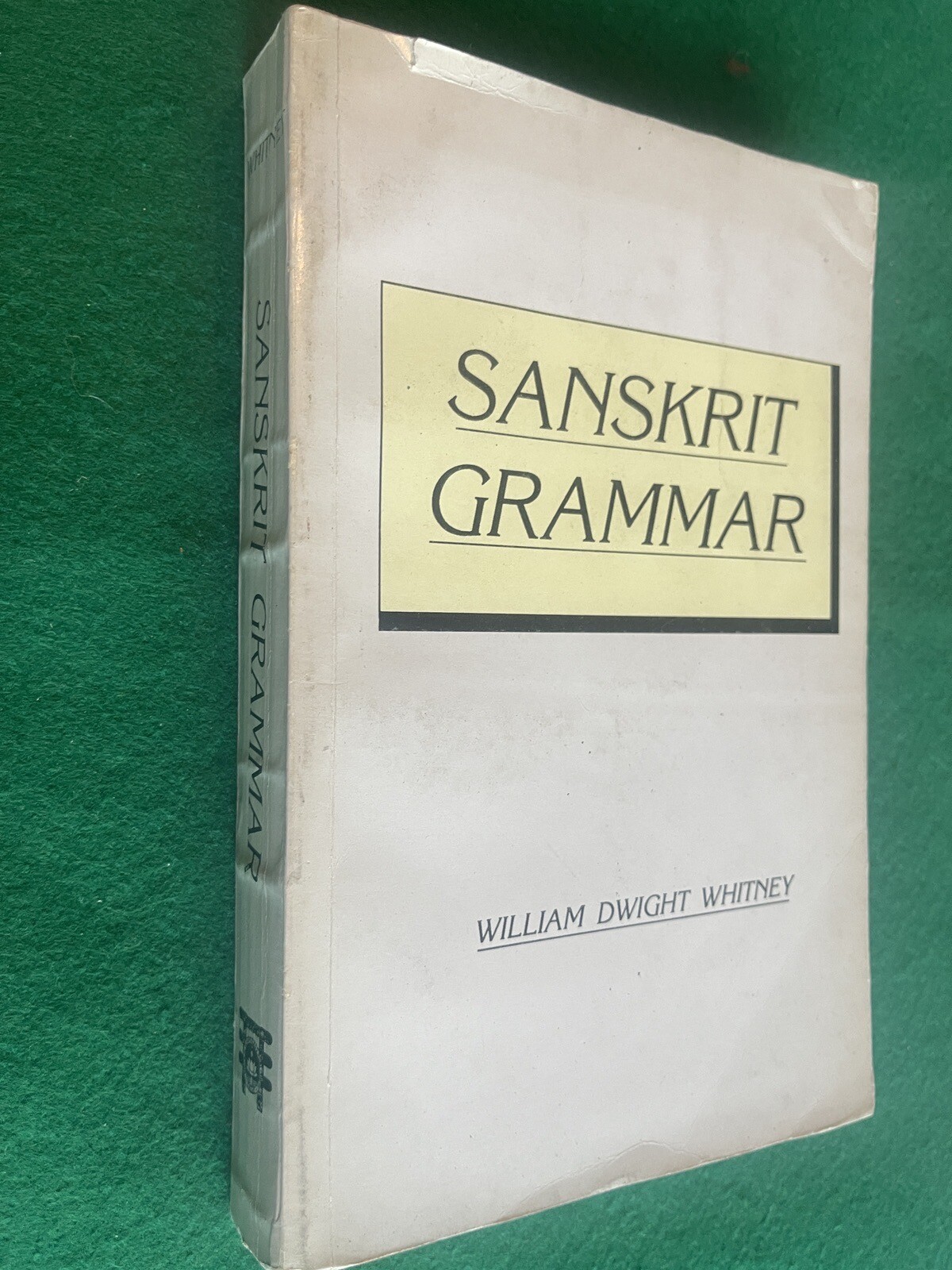 Sanskrit Grammar William Dwight Whitney Language Education