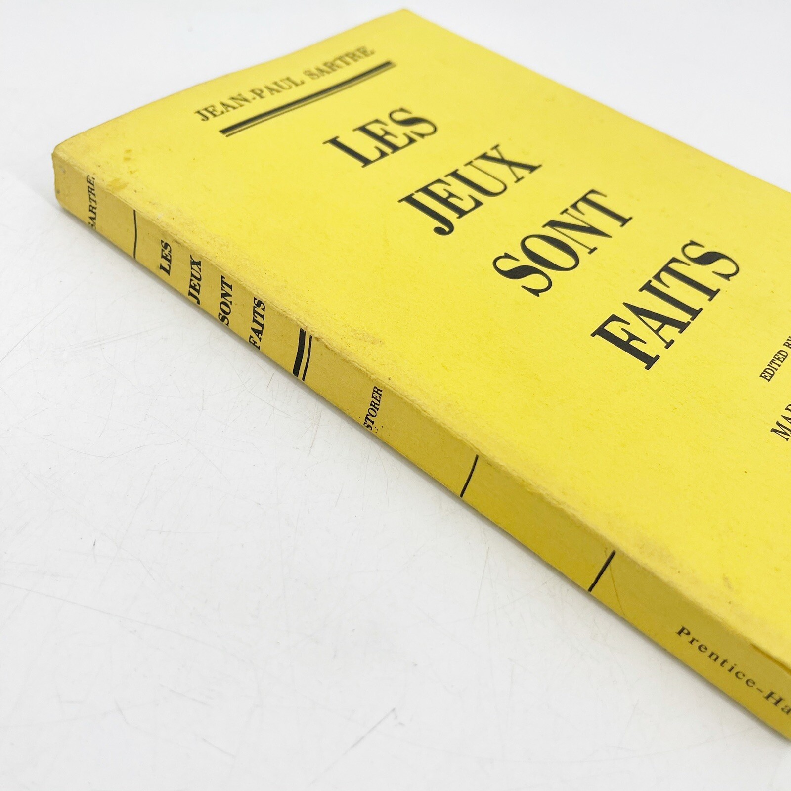 VTG Les Jeux Sont Faits FRENCH FIRST EDITION 1952 Jean-Paul Sartre PB Literature
