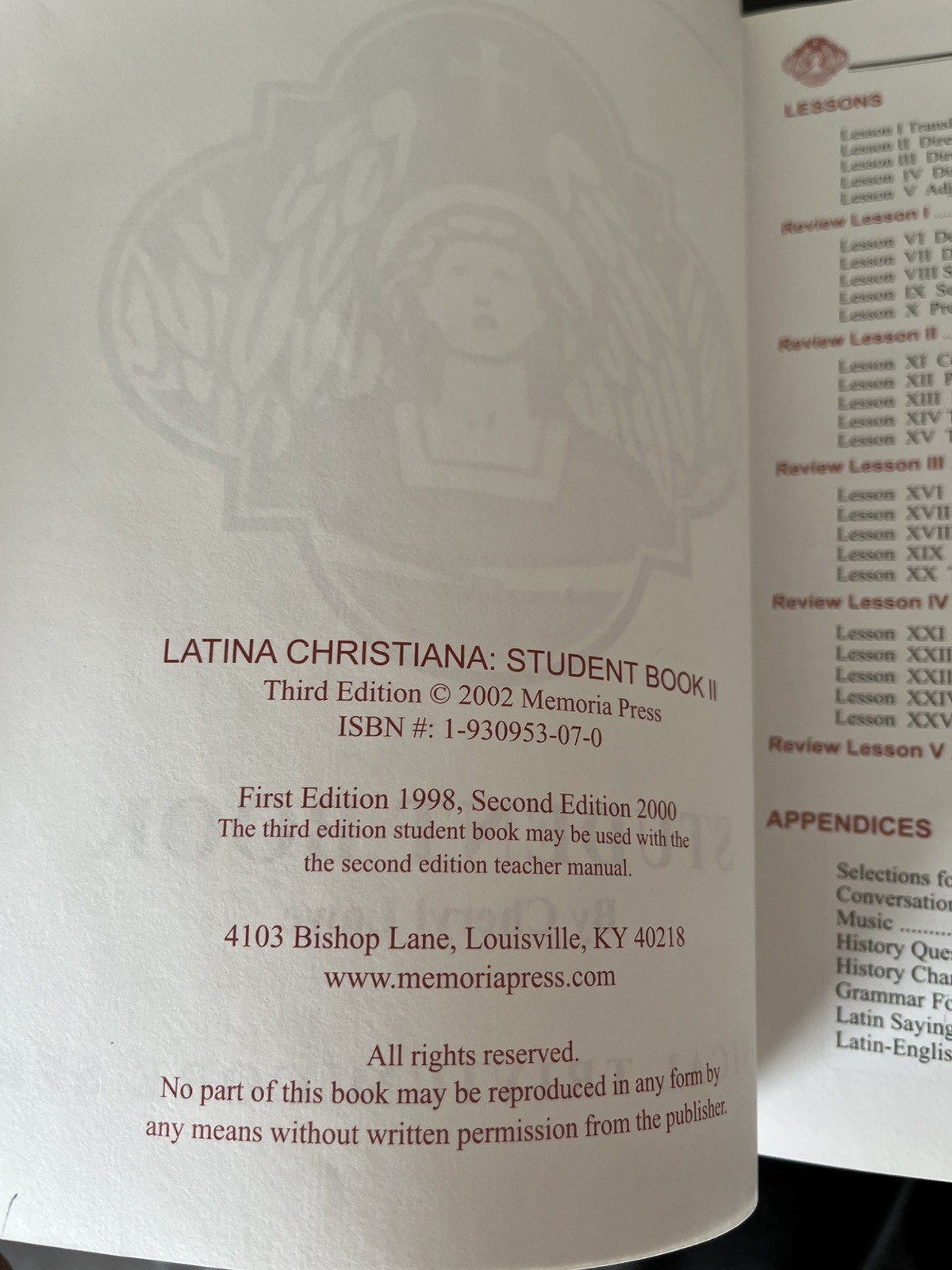 Latina Christiana II : Introduction to Christian Latin student and teach add.