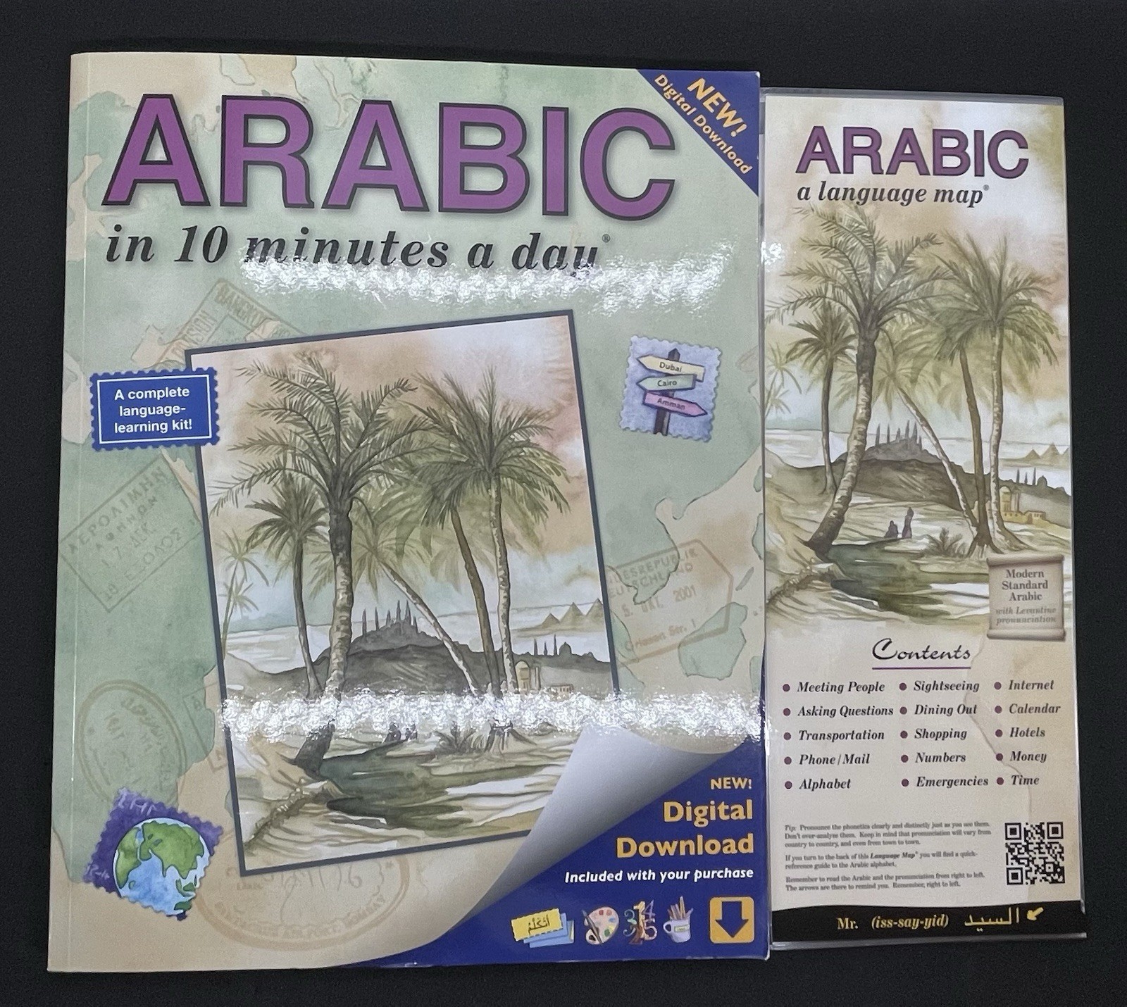 10 Minutes a Day Ser.: ARABIC in 10 Minutes a Day (2015) with Bonus Language Map