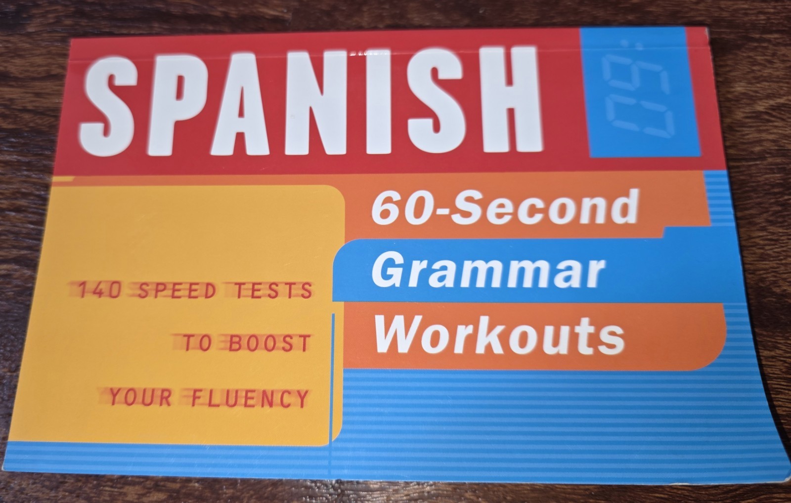 Spanish 60-Second Grammar Workouts Workbook Passport Books 2001 Unused PB