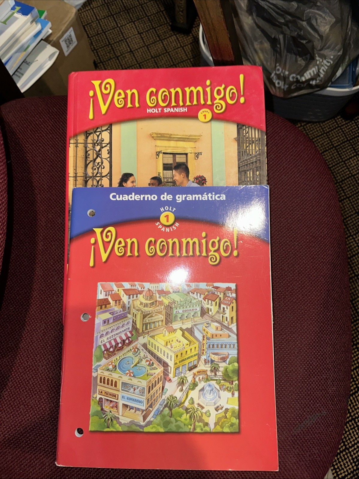 EN CAMINO: HOLT SPANISH, LEVEL 1B, ANNOTATED TEACHER’S EDITION – Hardcover *NEW*