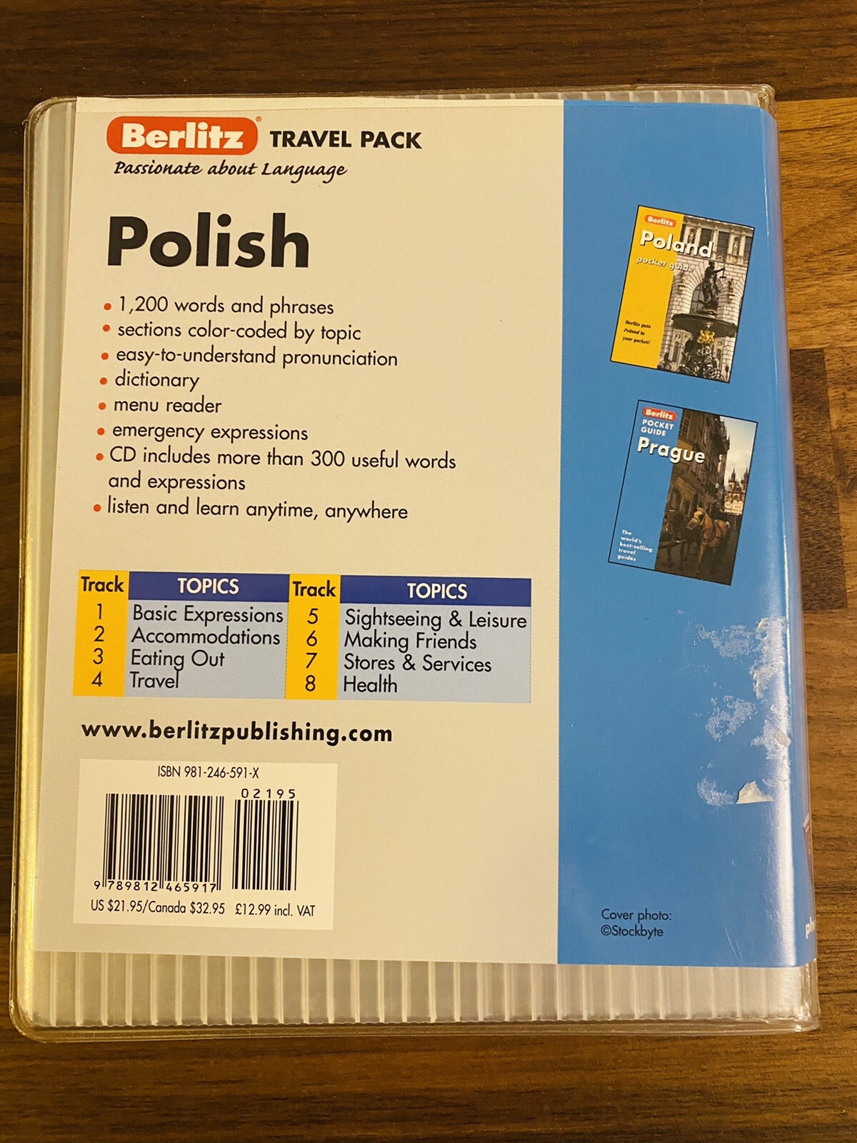 Polish- Travel Pack by Berlitz (224 Page Phrase Book & Audio CD)