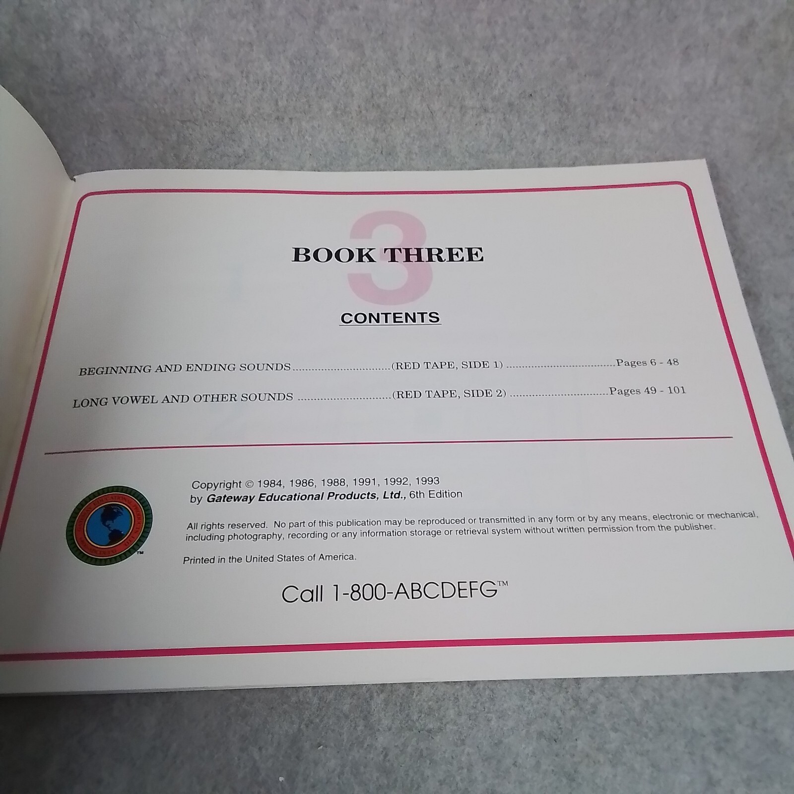 Hooked on Phonics 1993 Set Parts, Learn to Read Red-Book Three Other Listings