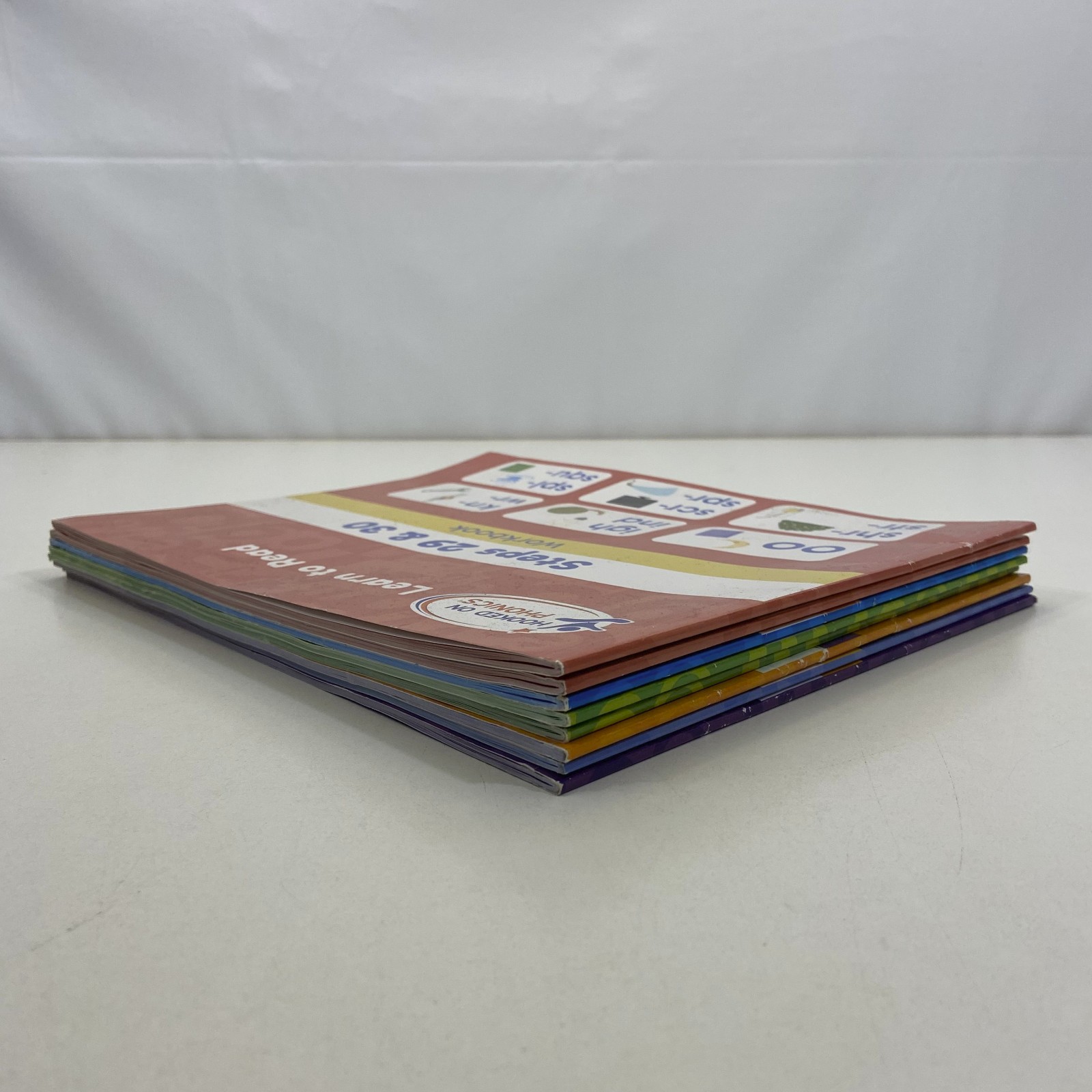 Hooked on Phonics Learn to Read Workbooks Lot 8 Mixed Steps TPB Kids English