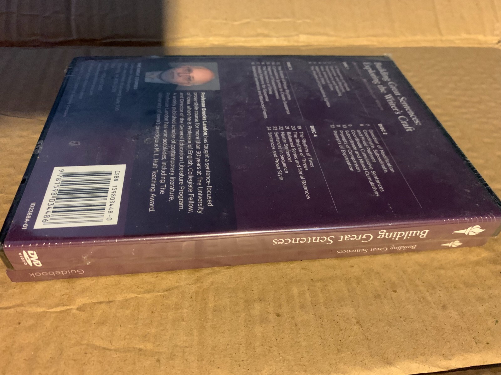 The Great Courses Building Great Sentences Exploring The Writers Craft DVD NEW!!