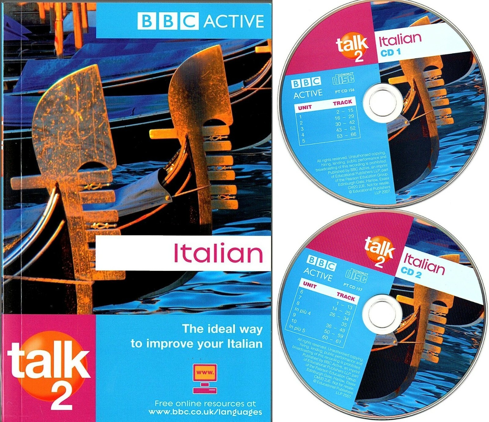 BBC Active Talk Italian 2 Course Book And 2 CDs Basic Course for Beginners Learn