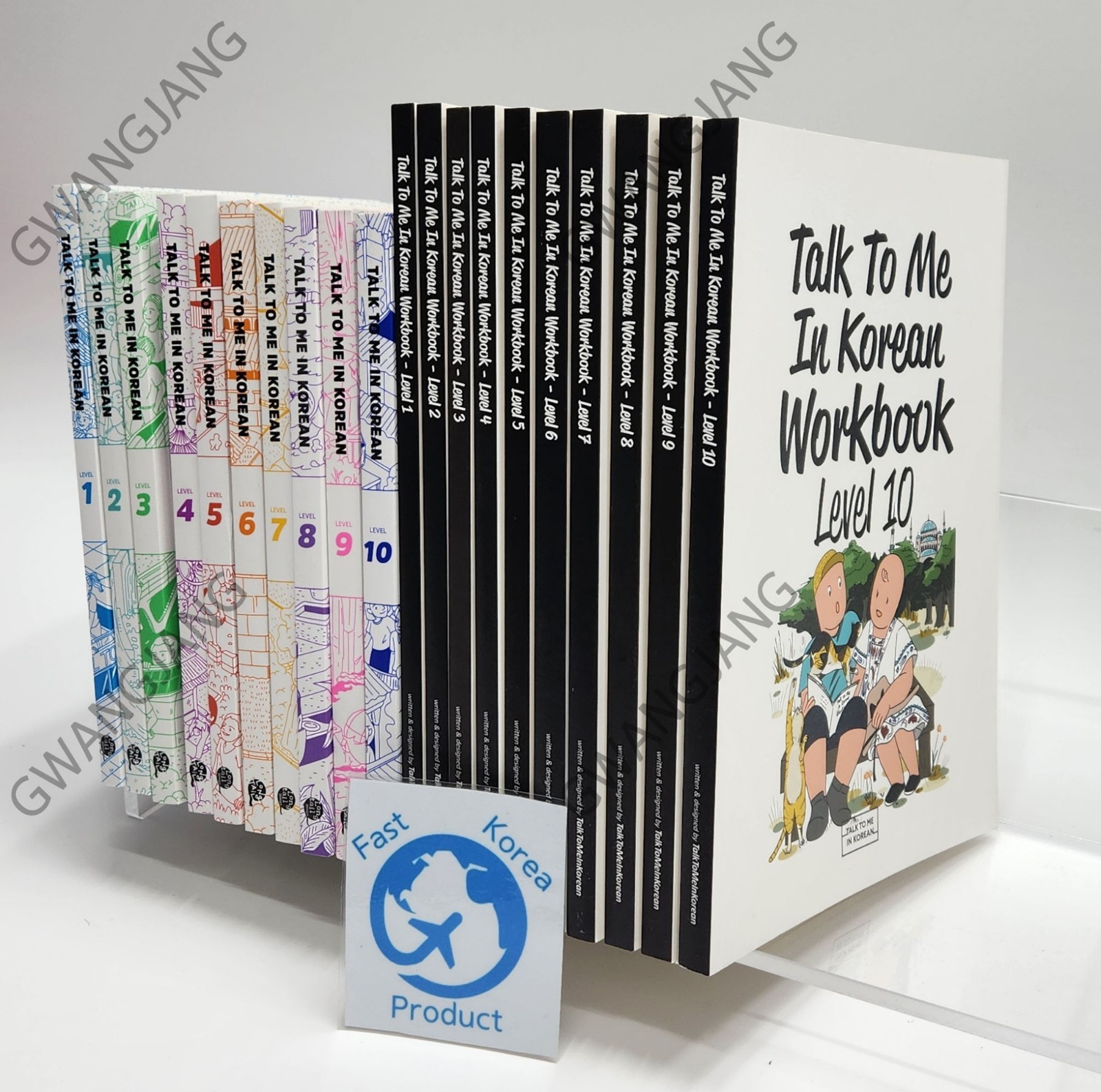 Talk To Me In Korean Textbook + Workbook Full Set Level 1-10 Complete Edition