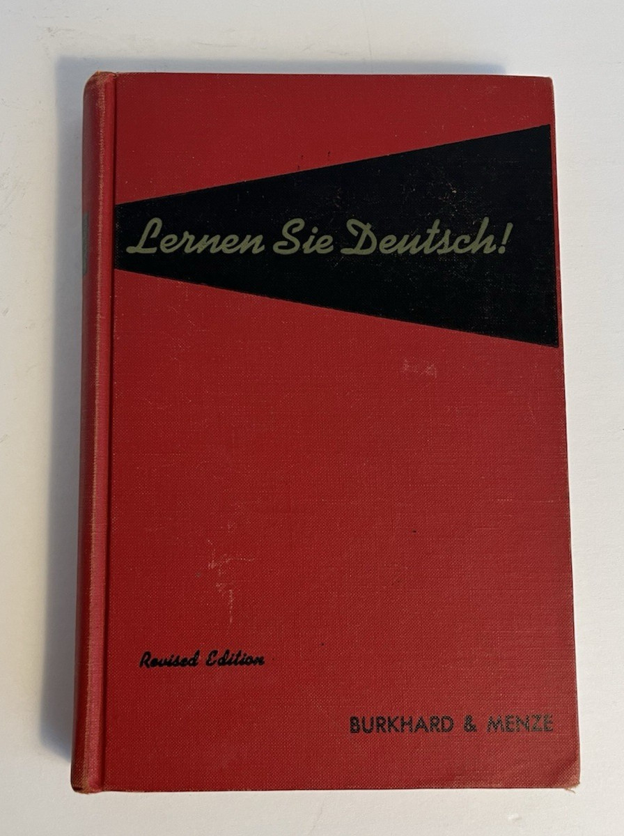 Lernen Sie Deutsch By Oscar Burkhard, Revised Edition 1955, published 1959