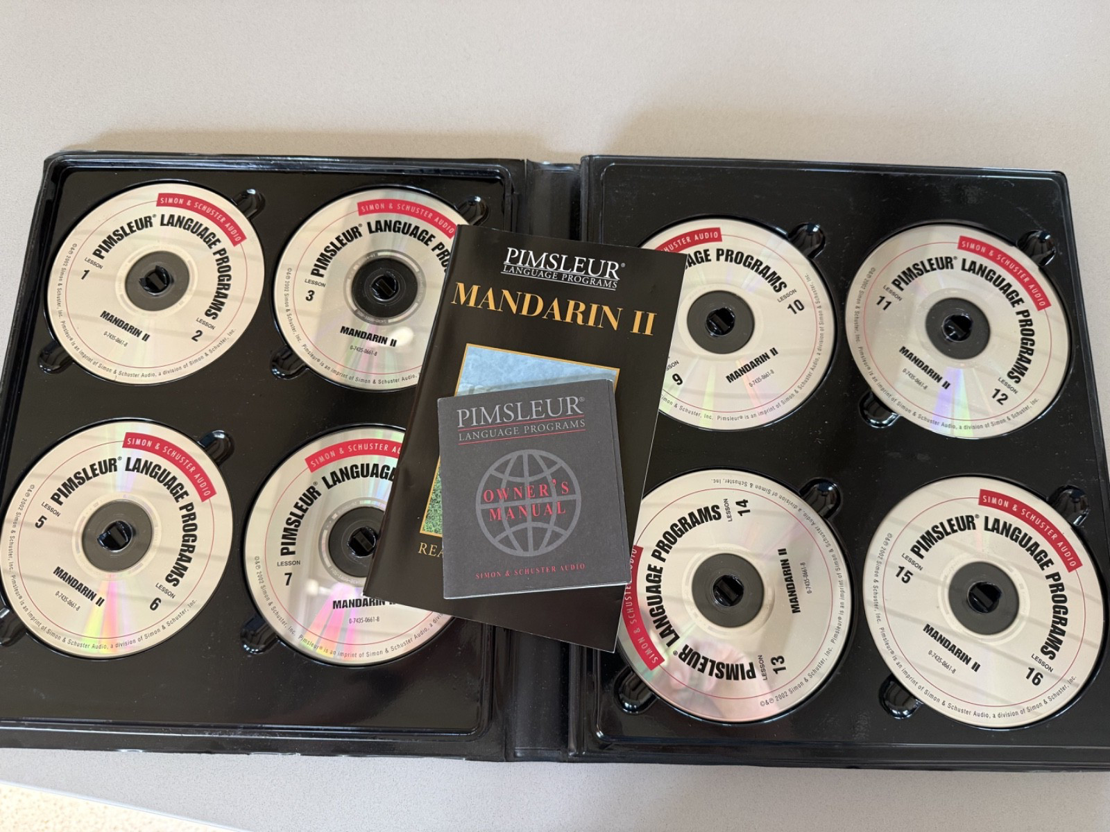 Pimsleur Mandarin Chinese Level 1 and 2 Audio CD Course, 60 Lessons / 32 CD’s