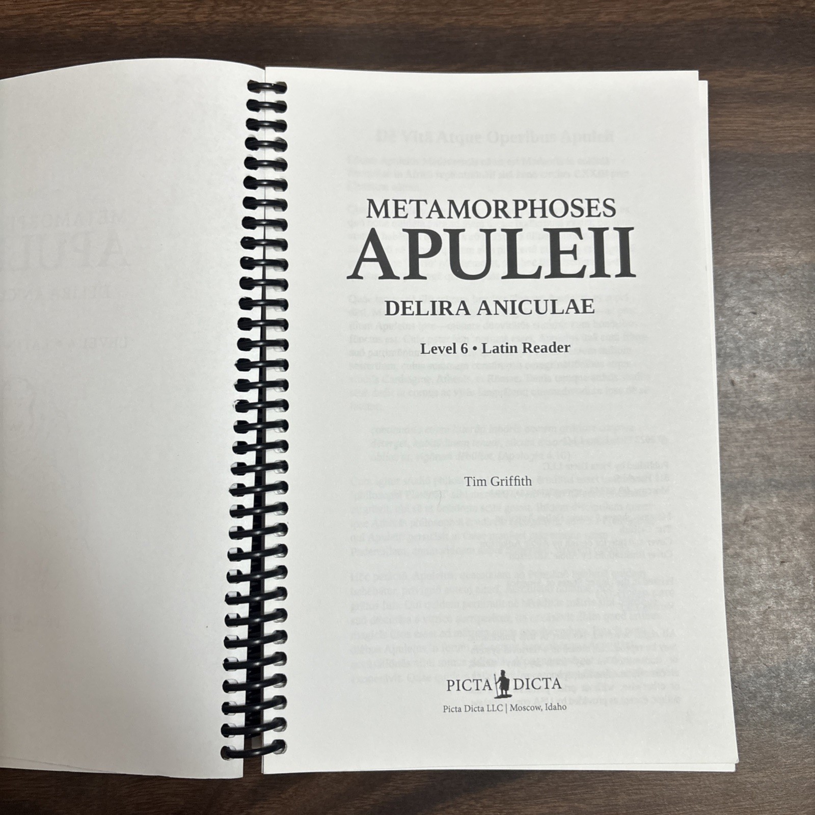 Lot 2 Picta Dicta Level 6 Latin Reader Vergilii Aeneidos + Metamorphoses Apuleii