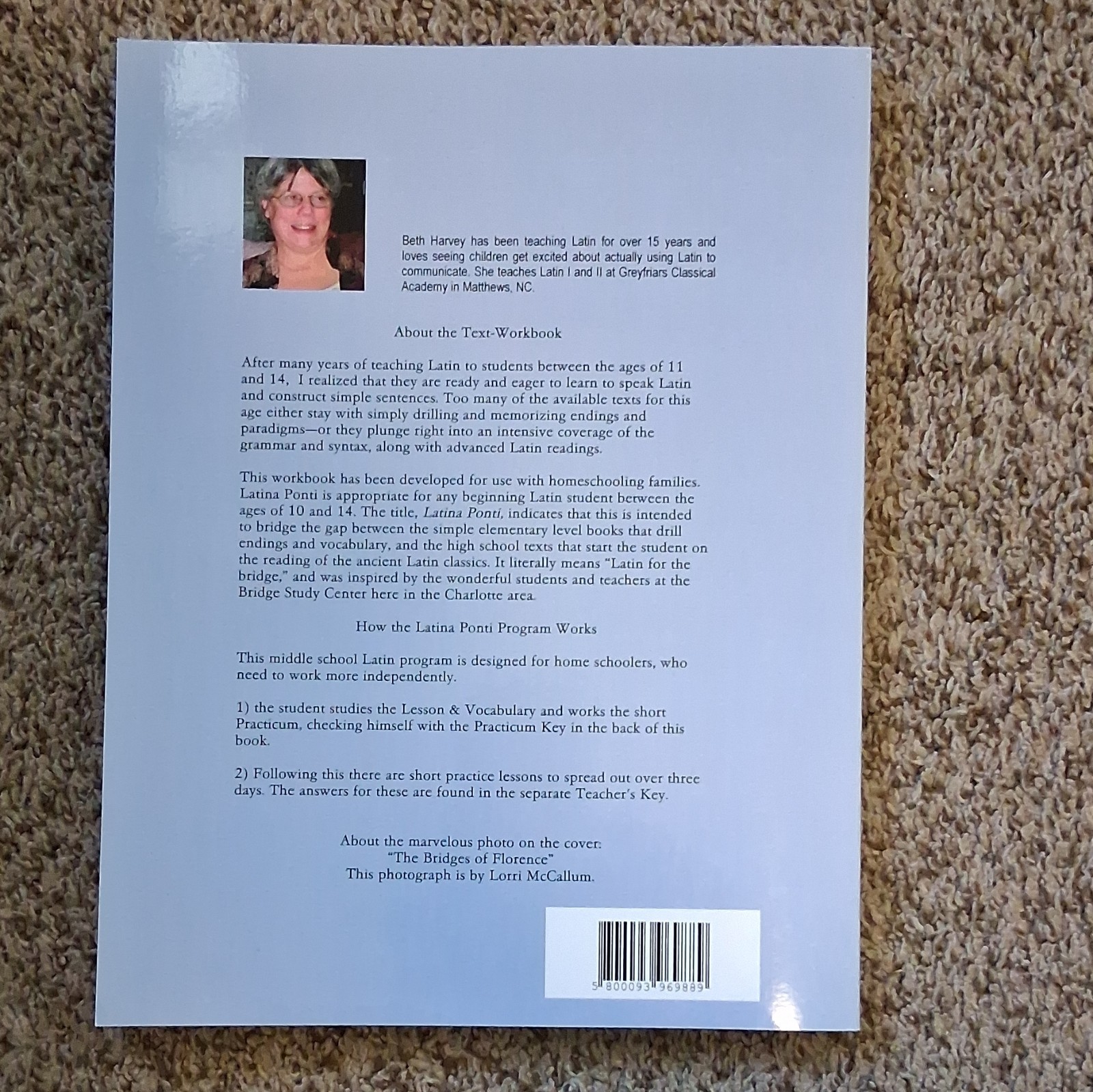 Latina Ponti Text-Workbook Introductory Latin Paperback by Elisabeth W. Harvey