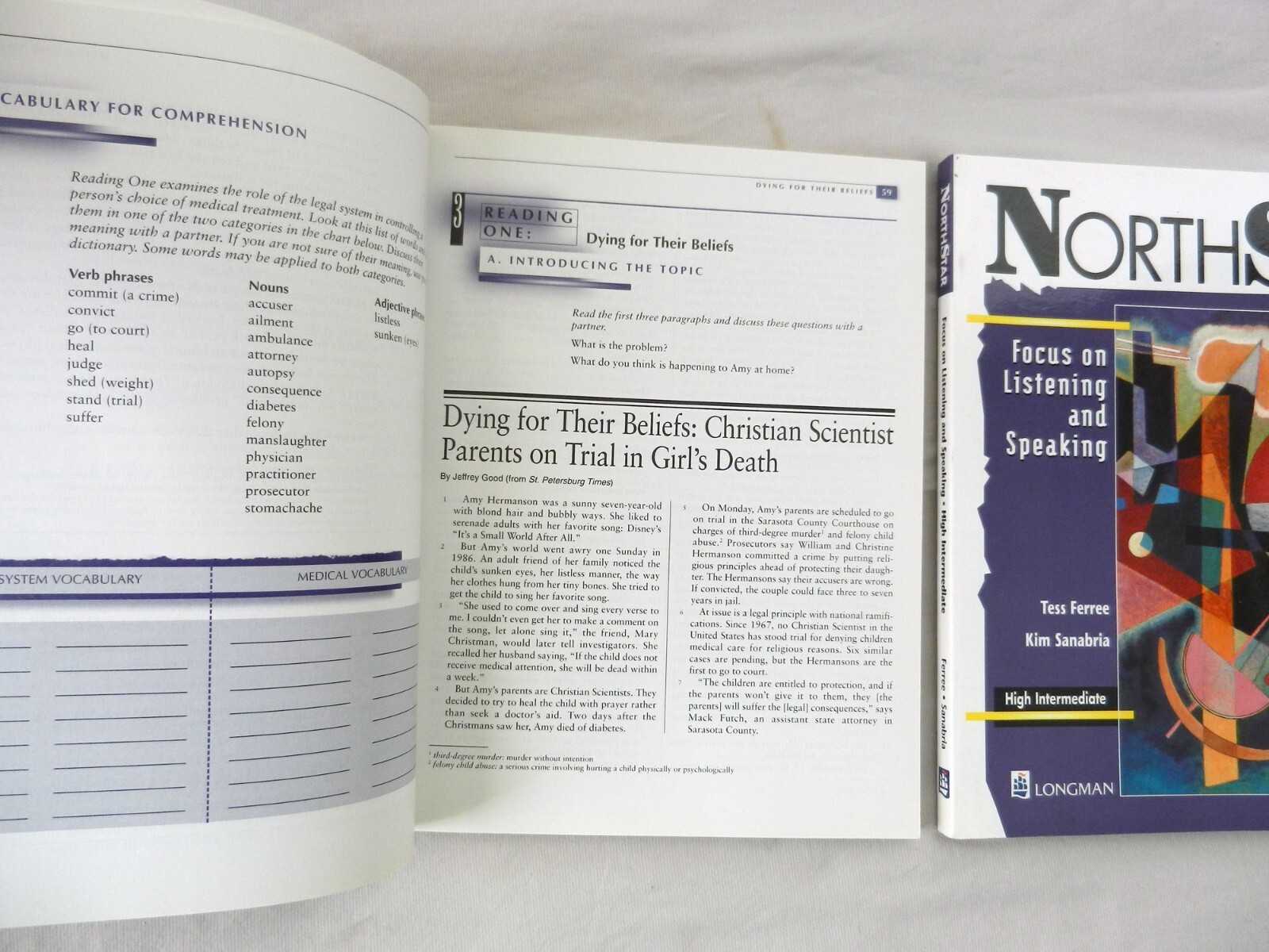 NorthStar High Intermediate Focus on Reading, Writing, Listening & Speak English