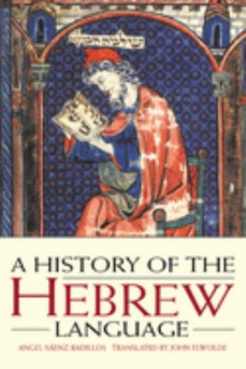 A History of the Hebrew Language Paperback Angel Sáenz-Badillos