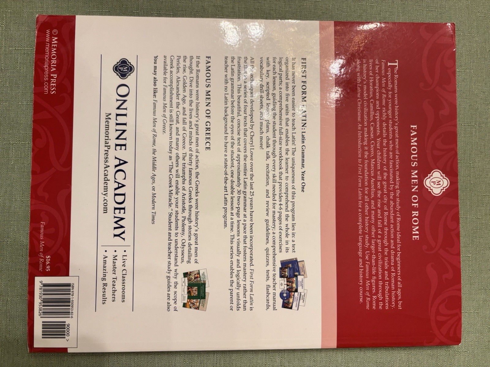 Memoria Press First Form Latin 2nd Ed Set