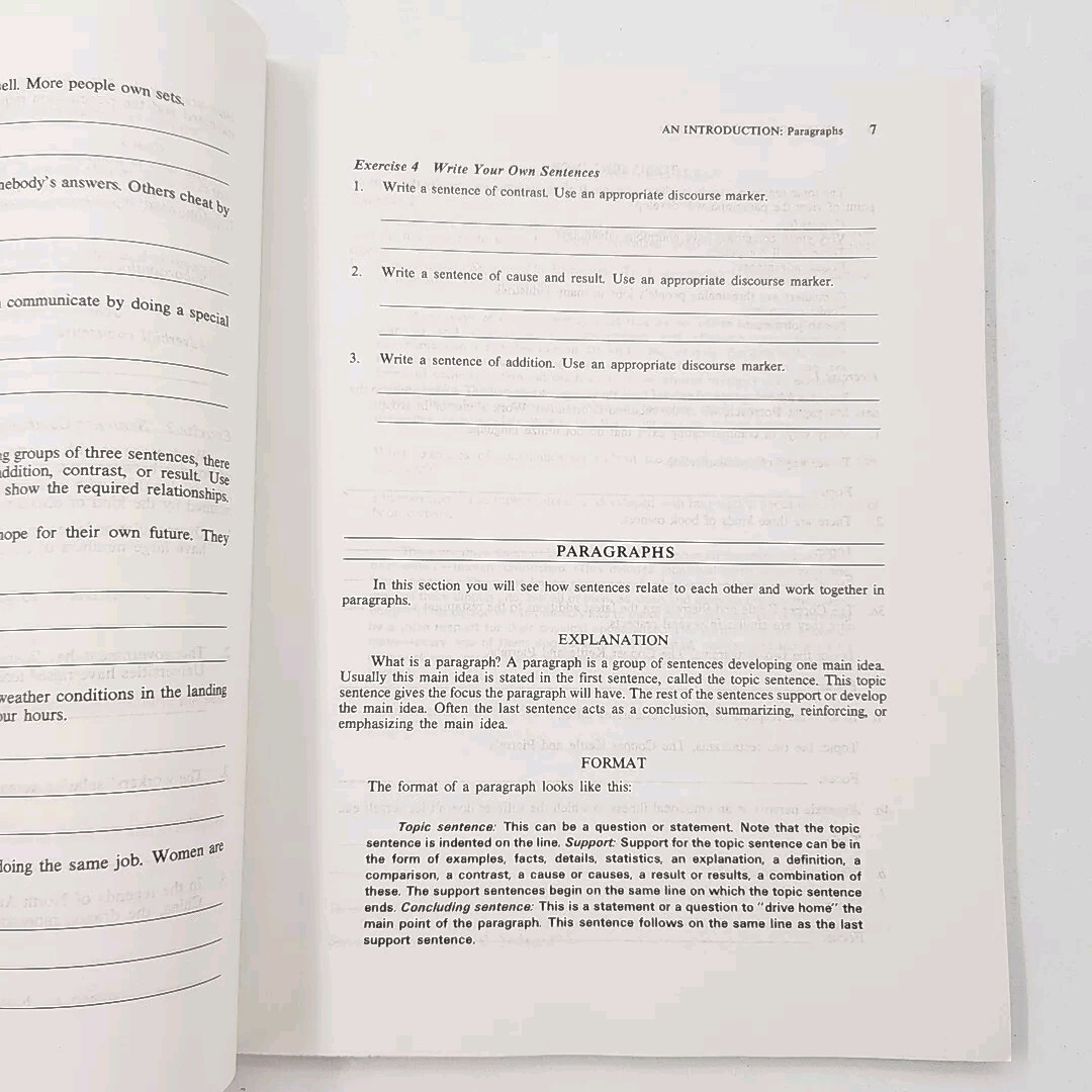 Writing Workshop Paragraph and Sentence Practice by Joyce Pagurek Book Paperback