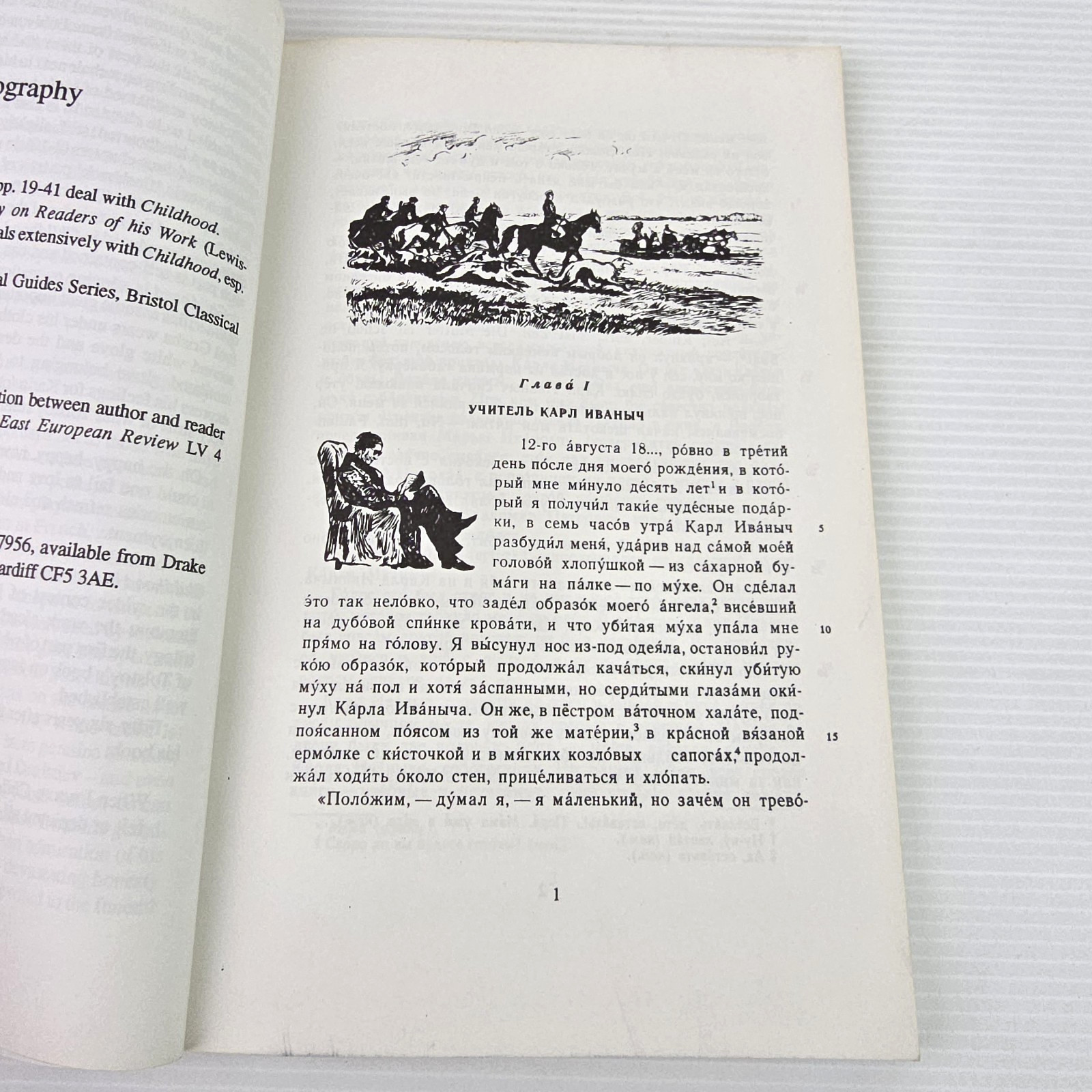 Leo Tolstoy Childhood Paperback Russian Text Autobiographical 1993 Pursglove