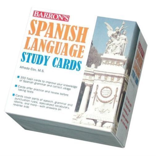 Barron’s Foreign Language Guides: Spanish Language Study Cards by Alfredo Cox-J