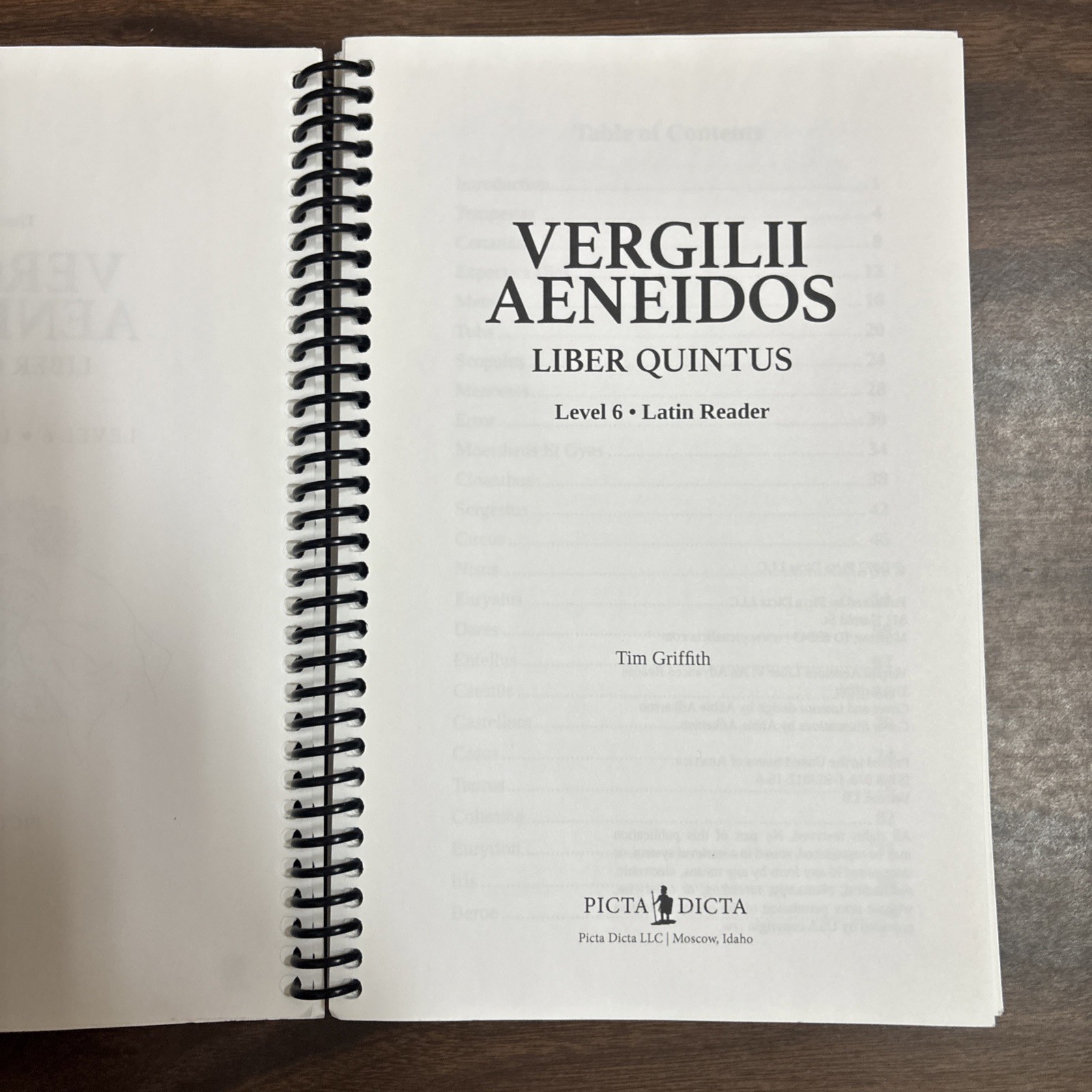 Lot 2 Picta Dicta Level 6 Latin Reader Vergilii Aeneidos + Metamorphoses Apuleii