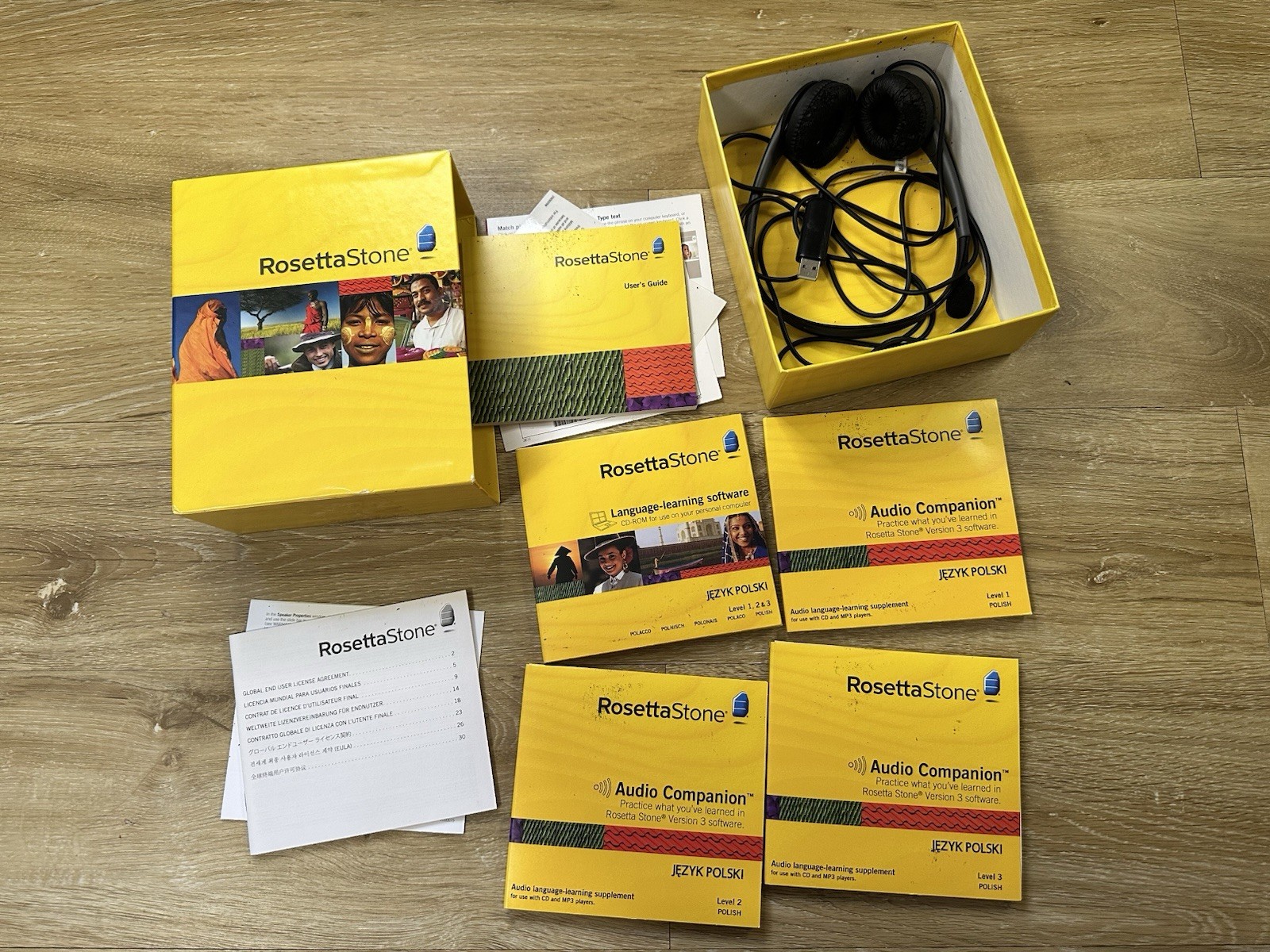Rosetta Stone® Version 3 : Polish Level 1, 2 & 3~W/ Audio Companion~Windows/MAC