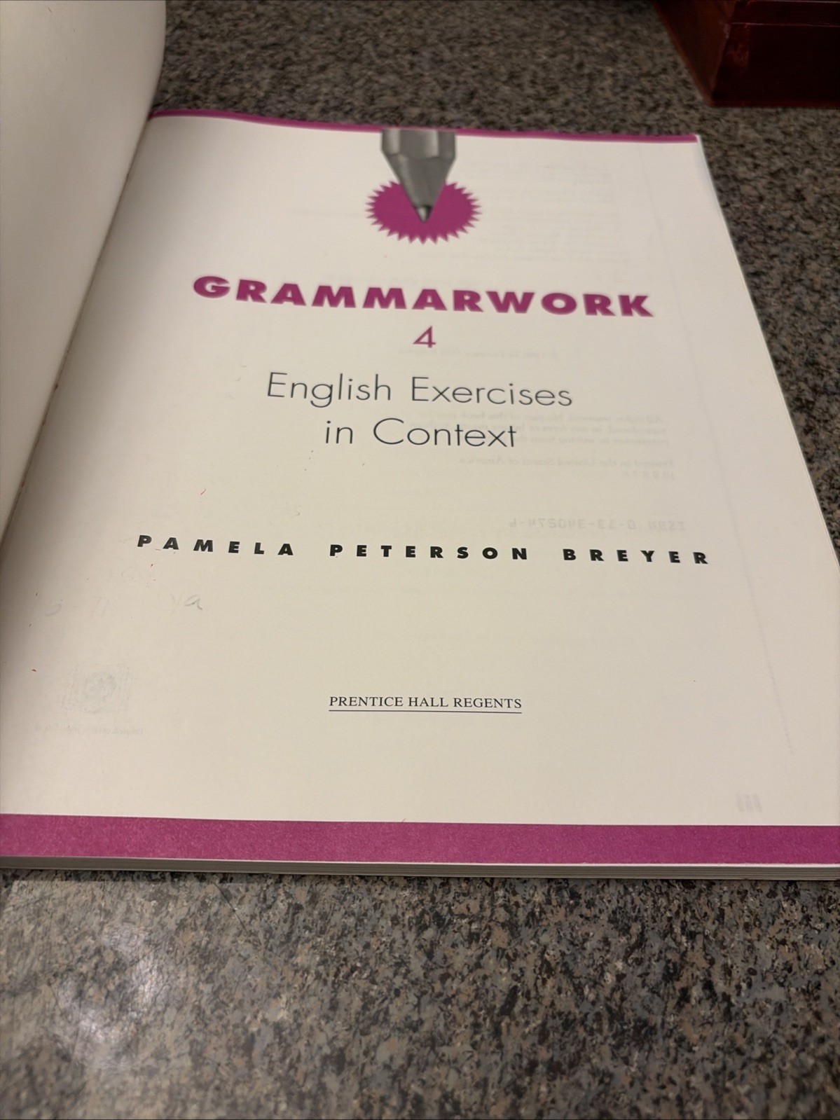 GrammarWork 4 Vol. 4: English Exercises in Context by Breyer (1996,Paperback)
