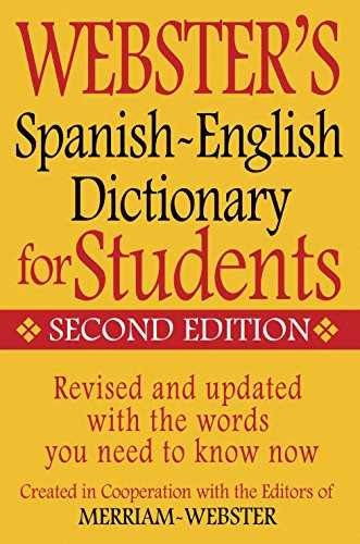Webster’s Spanish-English – Paperback, by Merriam-Webster – Acceptable