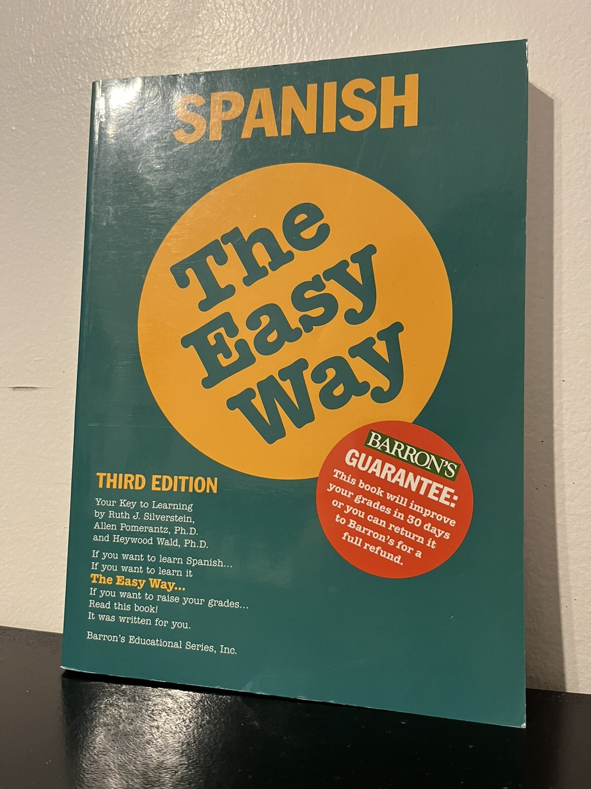 Spanish: The Easy Way Third Edition Barron’s Educational (1996, Paper Textbook)