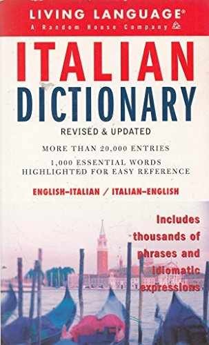 Italian Dictionary (Complete Basic – Paperback, by Living Language – Acceptable