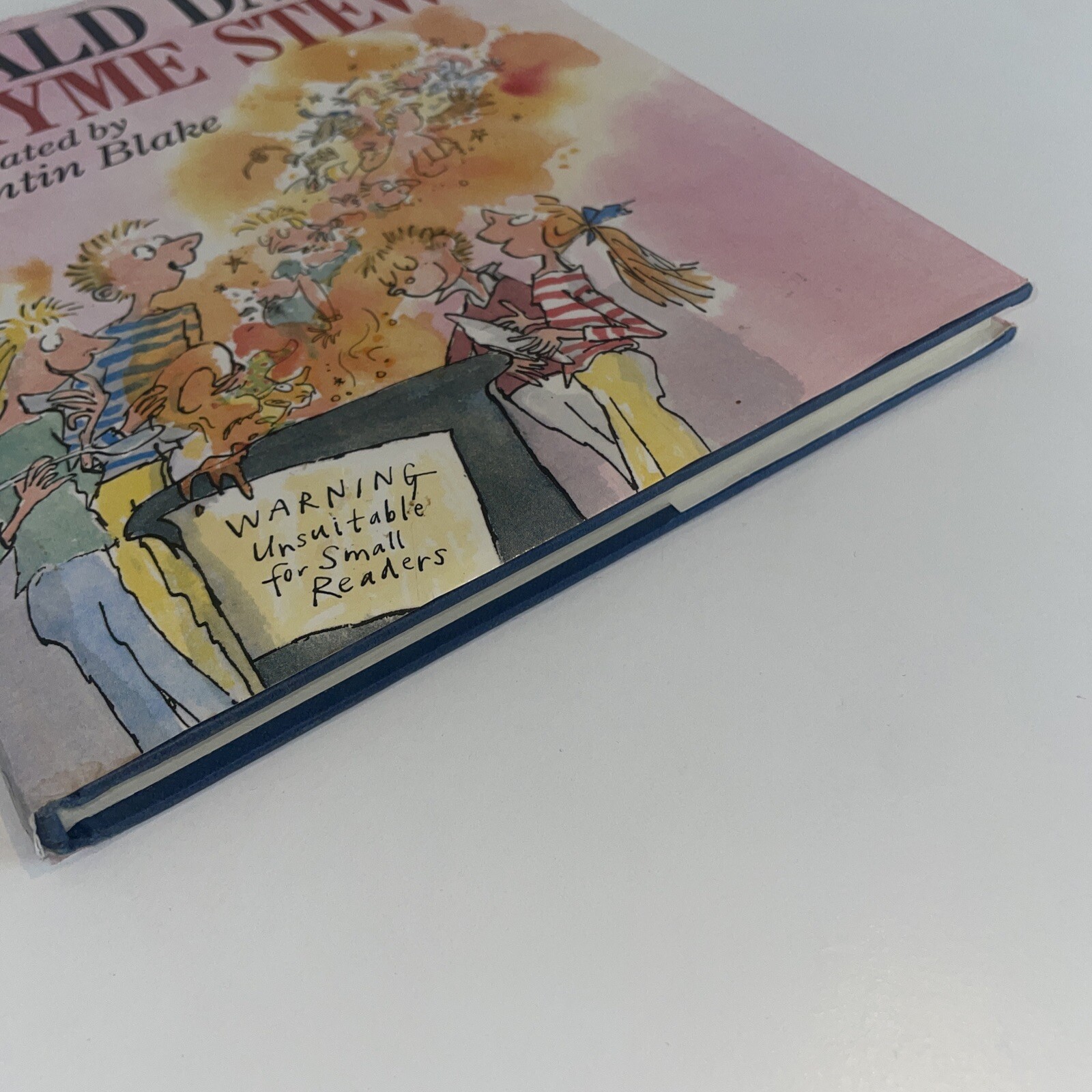 Rhyme Stew 1st Edition 4th Print 1989 Roald Dahl Quentin Blake Hardcover Book