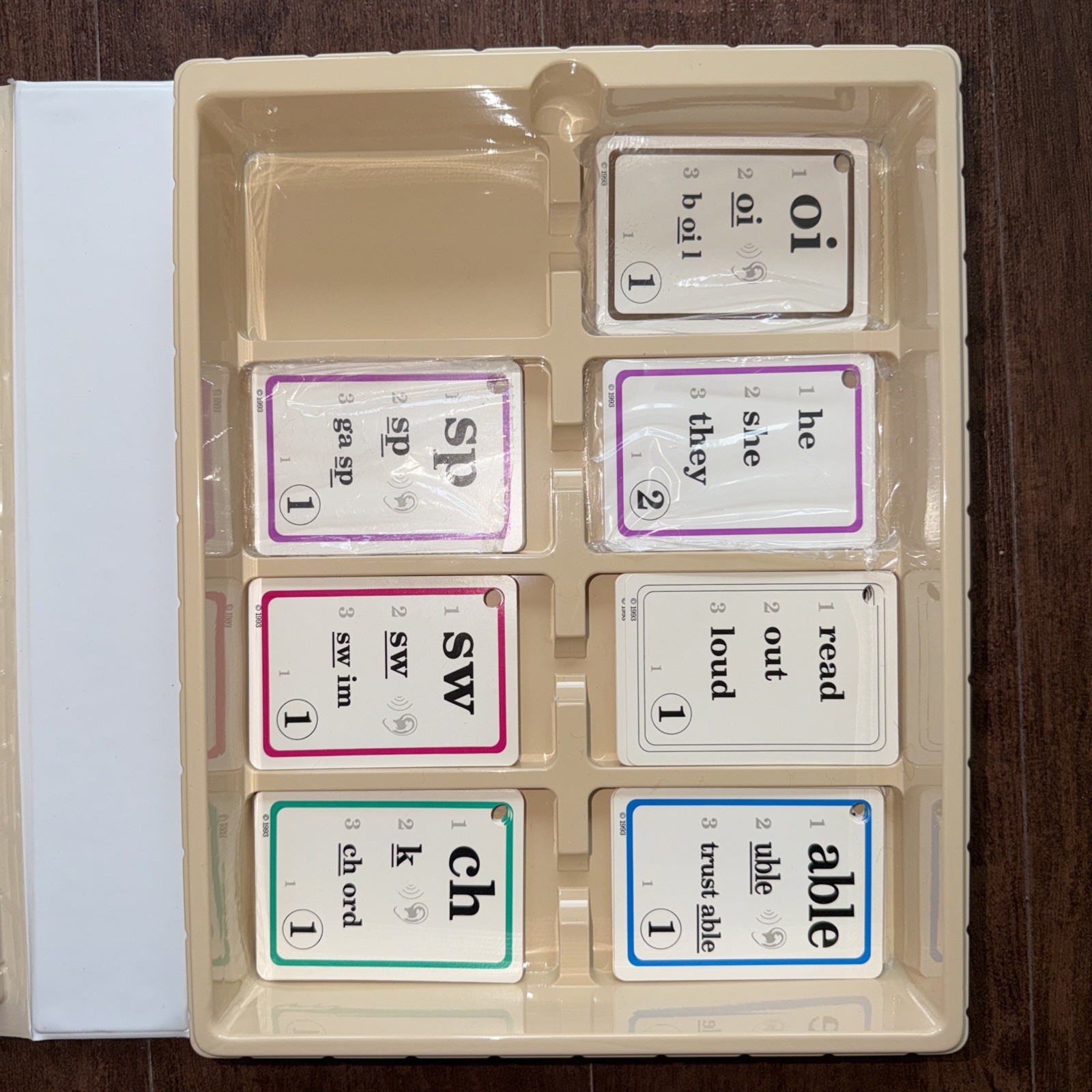 Hooked on Phonics Reading Program Homeschool Learning Set Cassettes & Cards