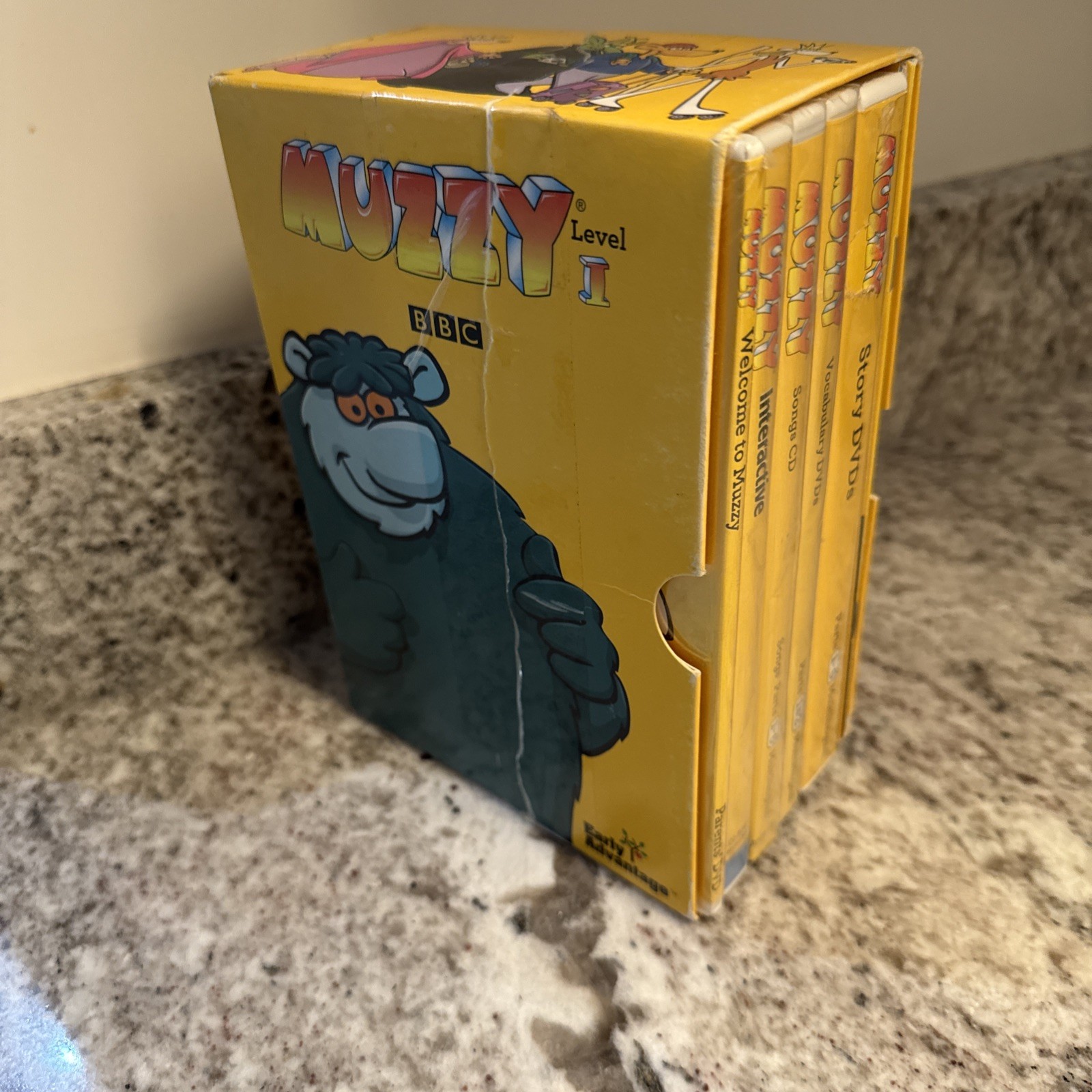 BBC MUZZY Early Level 1 Multilingual Language DVD/CD/CD-Rom Box Set (N9)