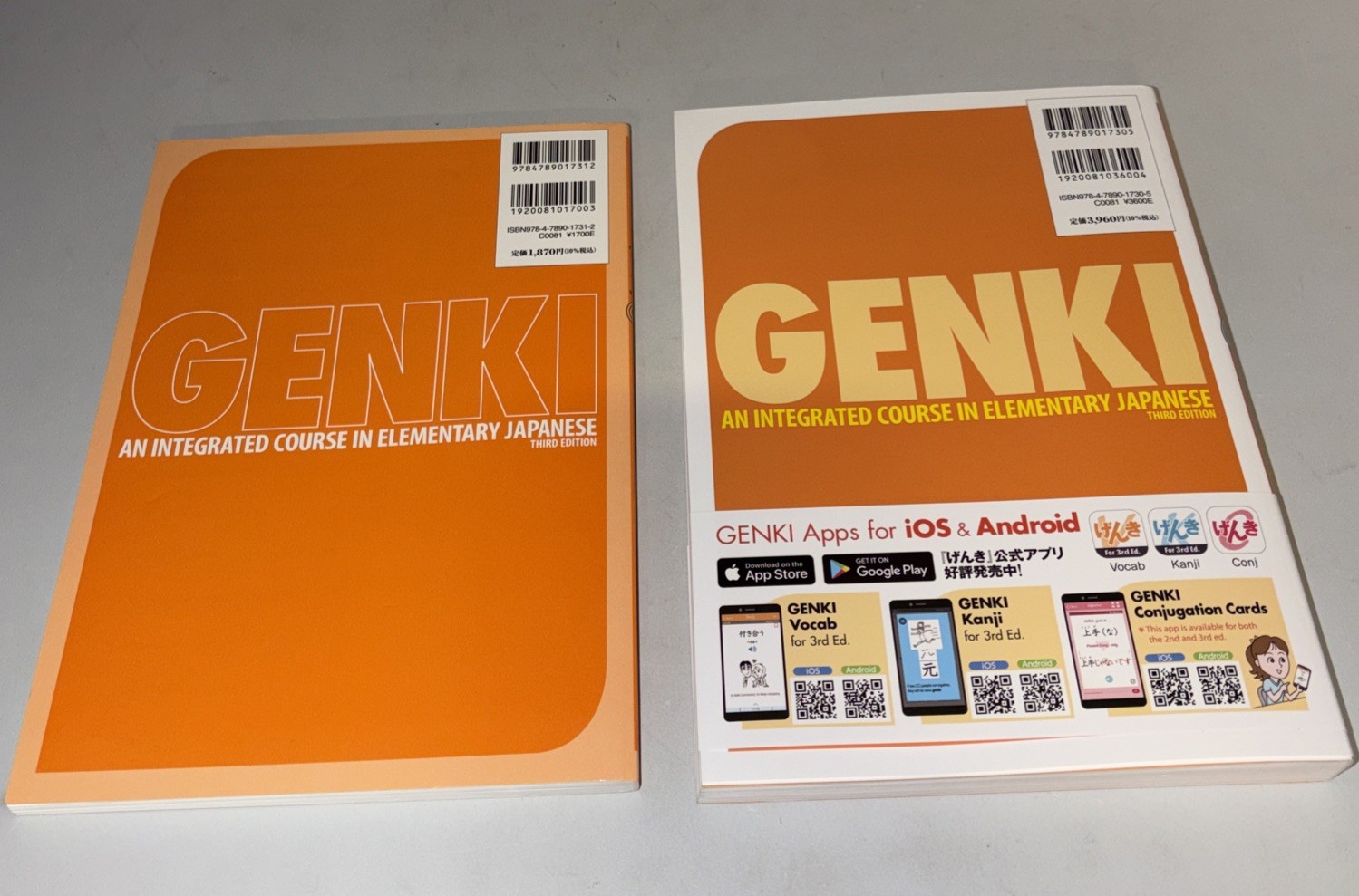 Genki I 3rd Edition Textbook Workbook Set Elementary Japanese Japan Times
