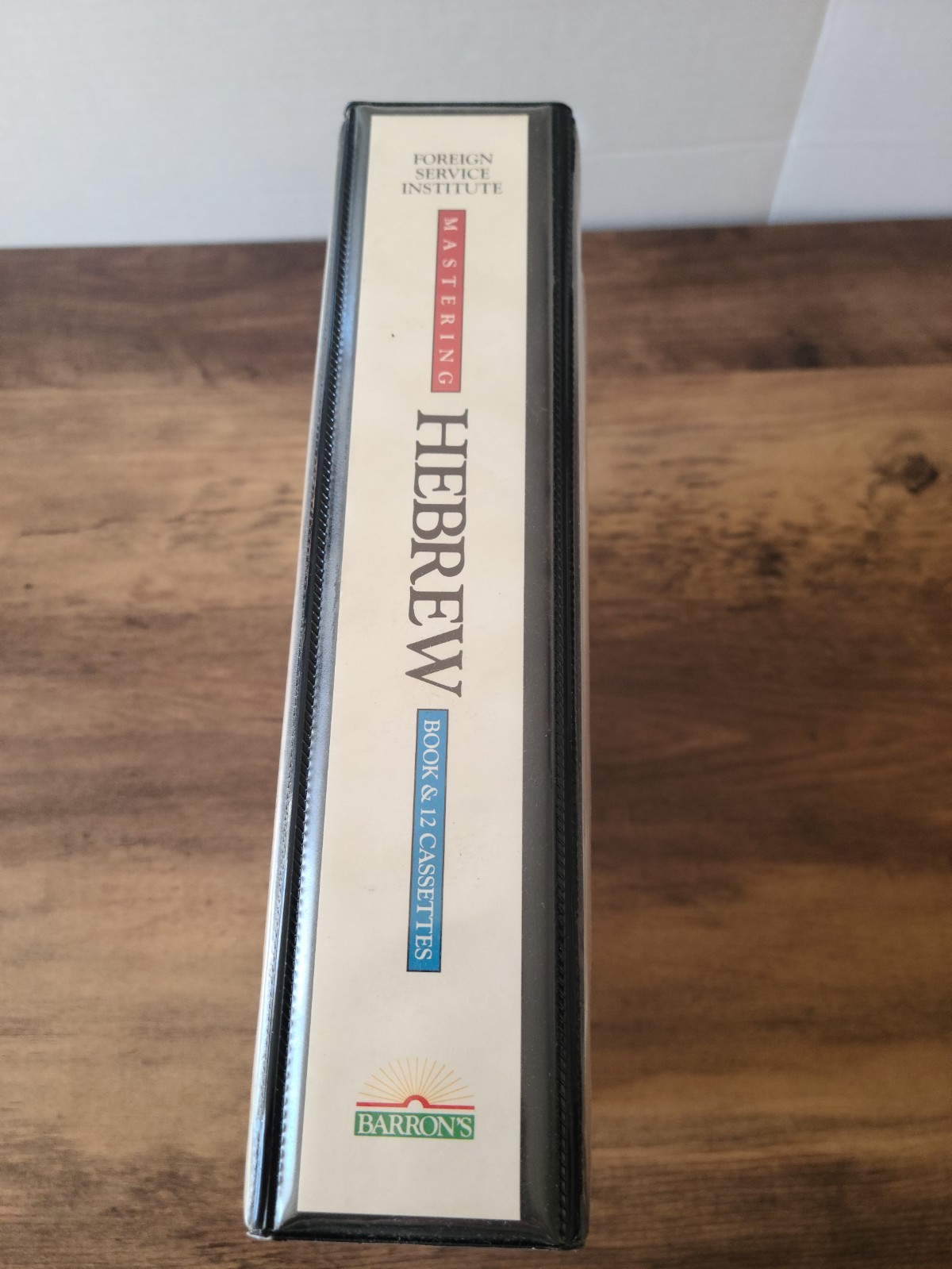 Mastering Hebrew (Barron’s) Book and 12 Cassettes Set Read/Speak