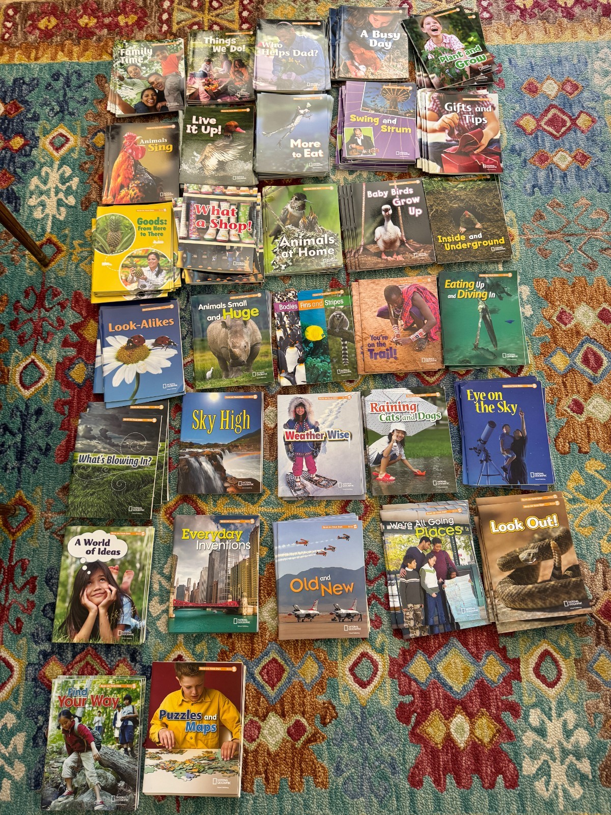 28 Read on Your Own Book Set National Geographic Reach into Phonics Homeschool