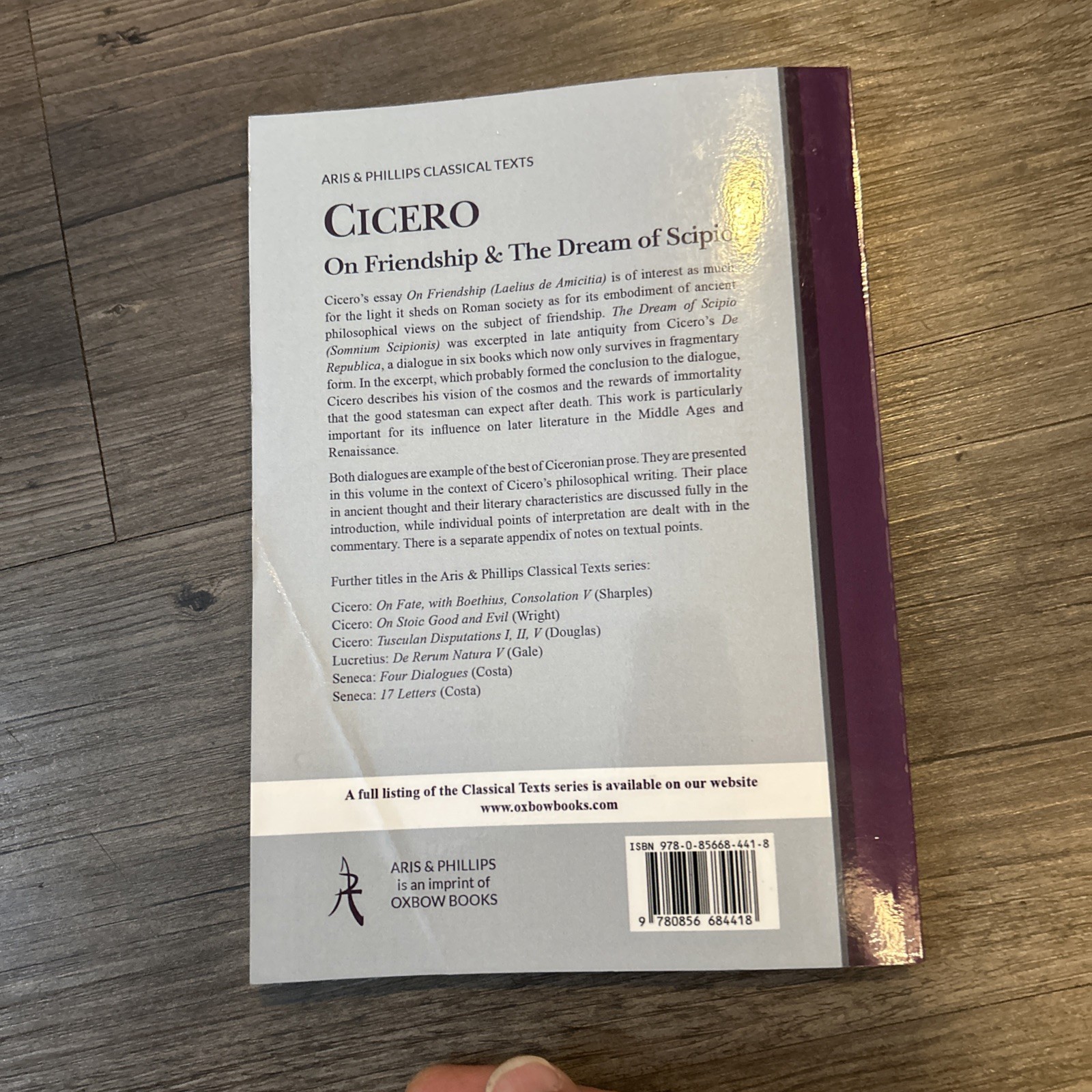 J. G. F. Powell Cicero: Laelius on Friendship and The Dream of Scipi (Paperback)