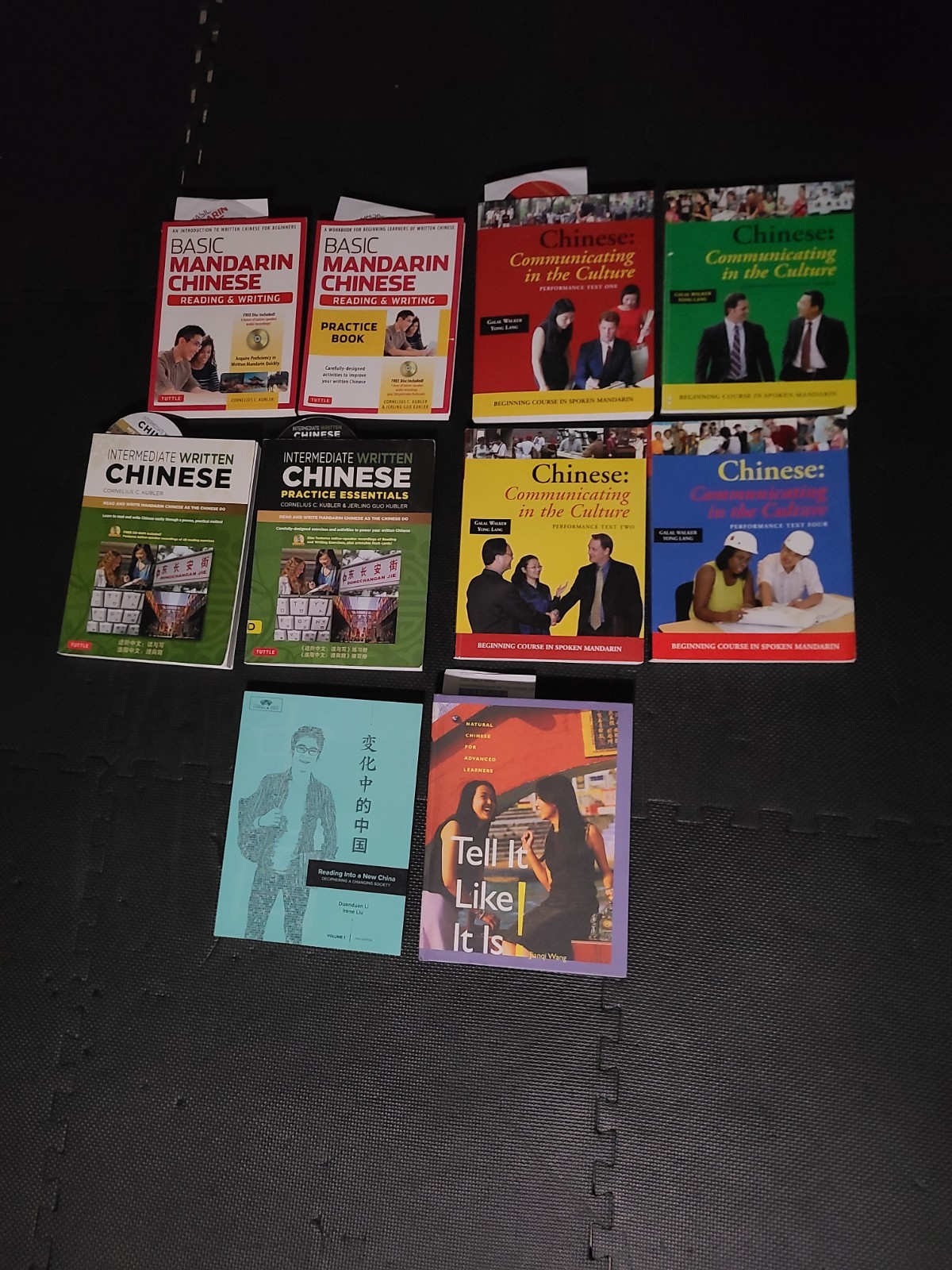 Chinese Language Textbook Bundle Mandarin Learning Set 10 Books College Level