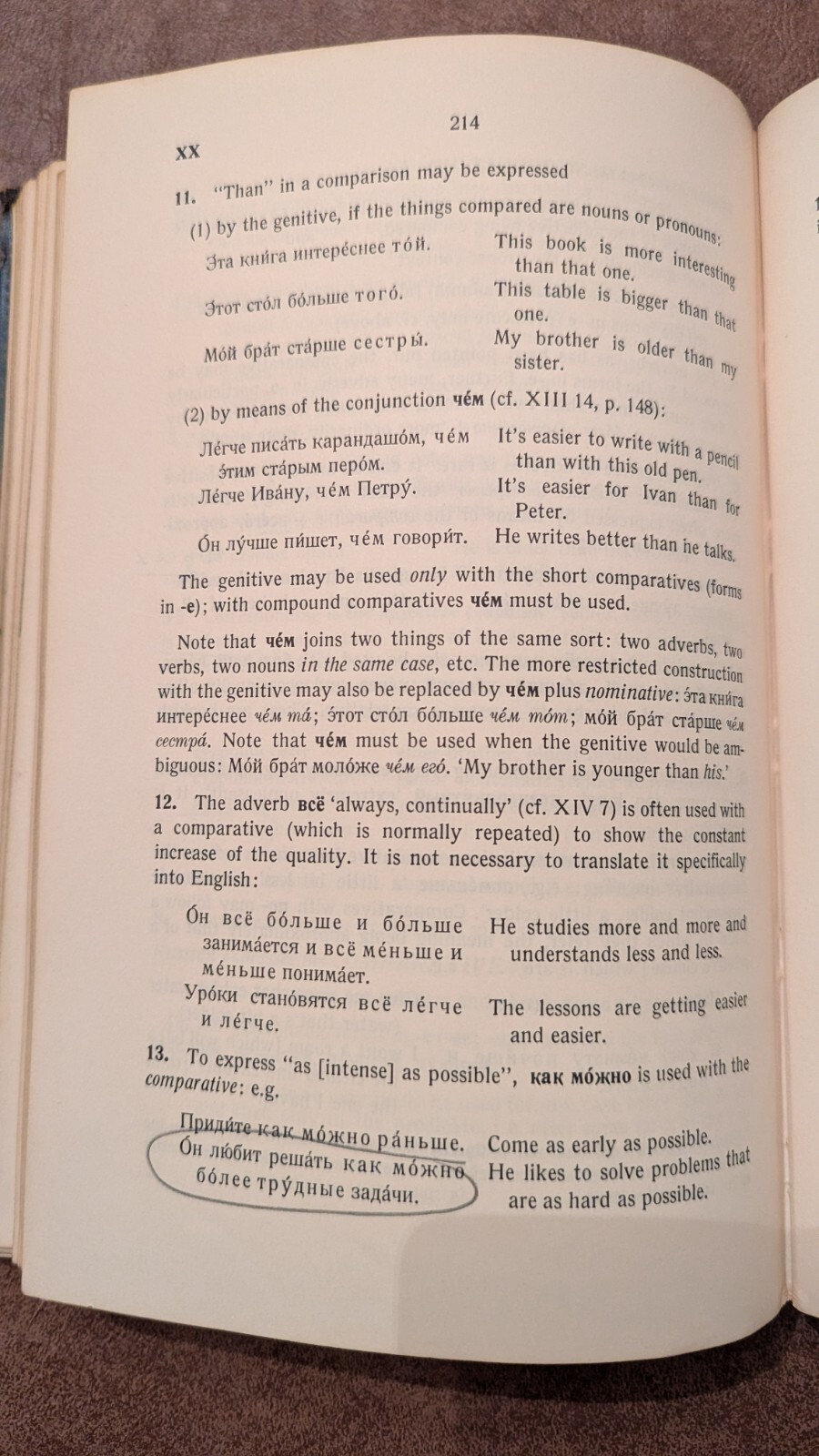 Fundamentals of Russian – Hard Cover textbook by Horace G. Lunt published 1958
