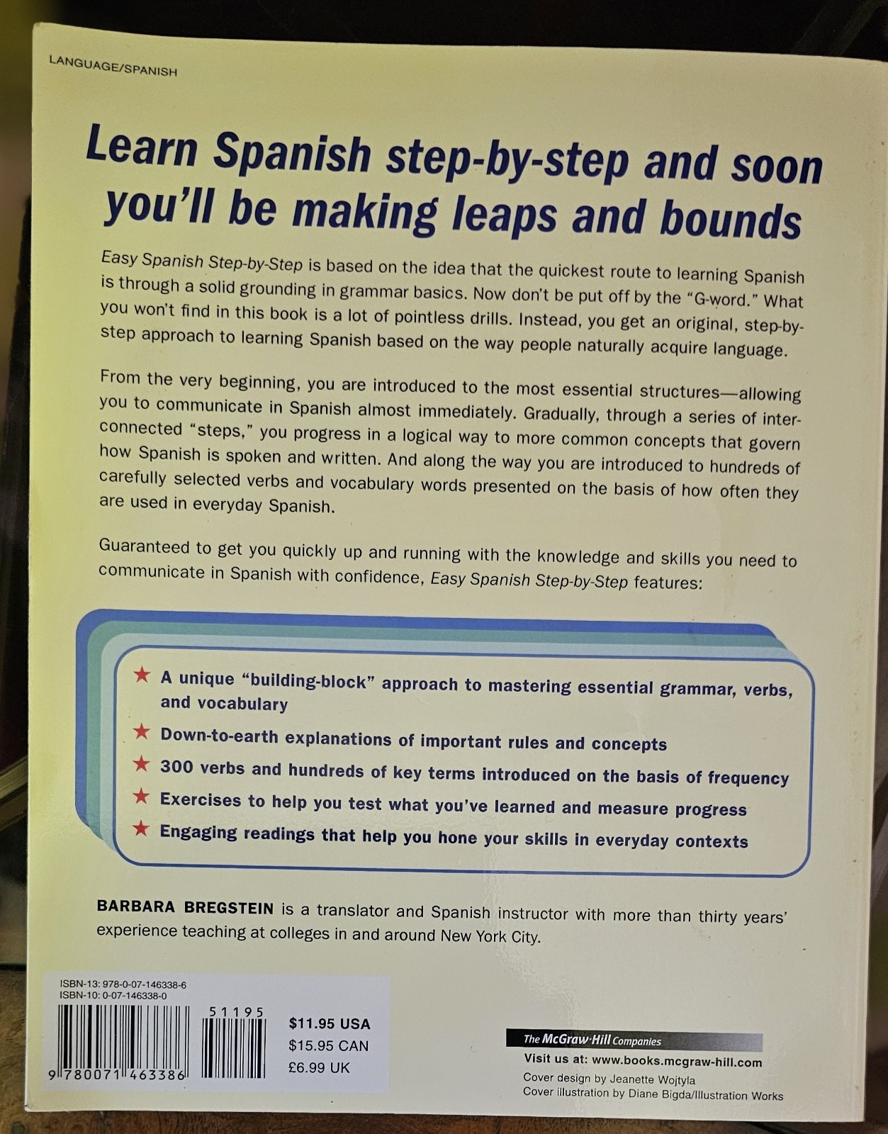 Easy Spanish Step-By-Step by Barbara Bregstein (2005, Perfect)