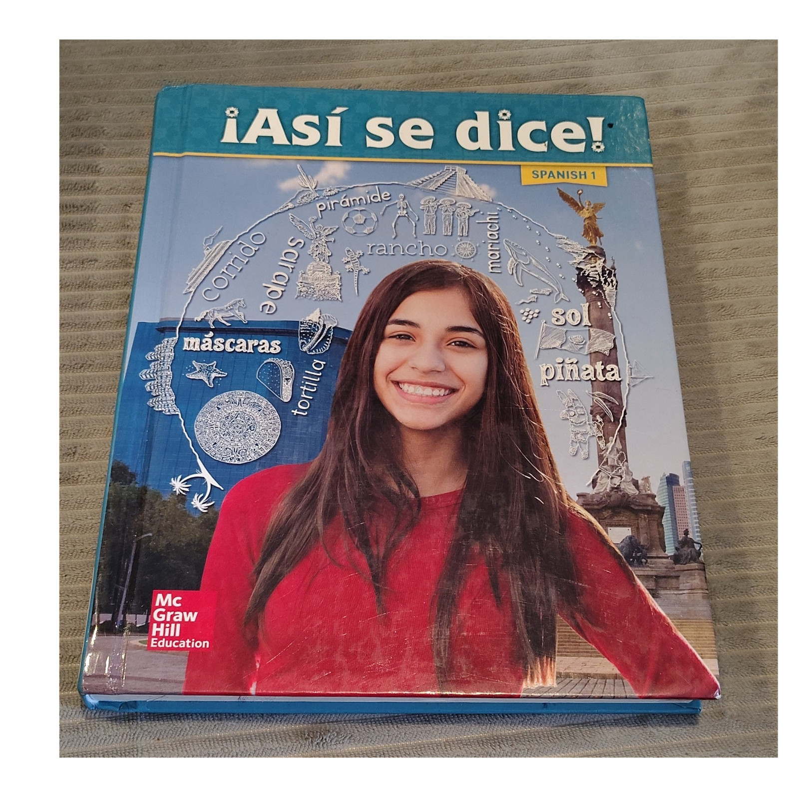 McGraw Hill Education ¡Así se dice! Spanish 1 Hardcover Language Course Book