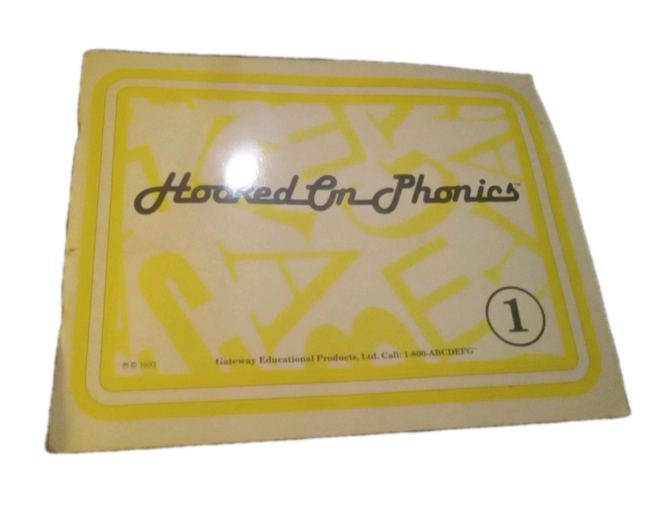 Hooked on Phonics Reading Review Book #1 Replacement 1992 From Classroom 6th Ed.