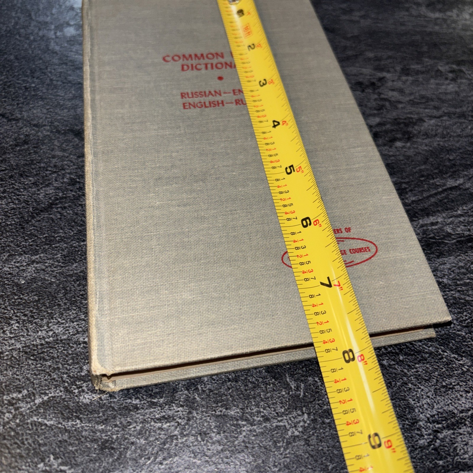 Dictionary of Advanced Russian Common Usage 1959 LOC AJ