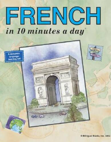French in 10 Minutes a DayÂ® – Paperback By Kershul, Kristine K. – GOOD