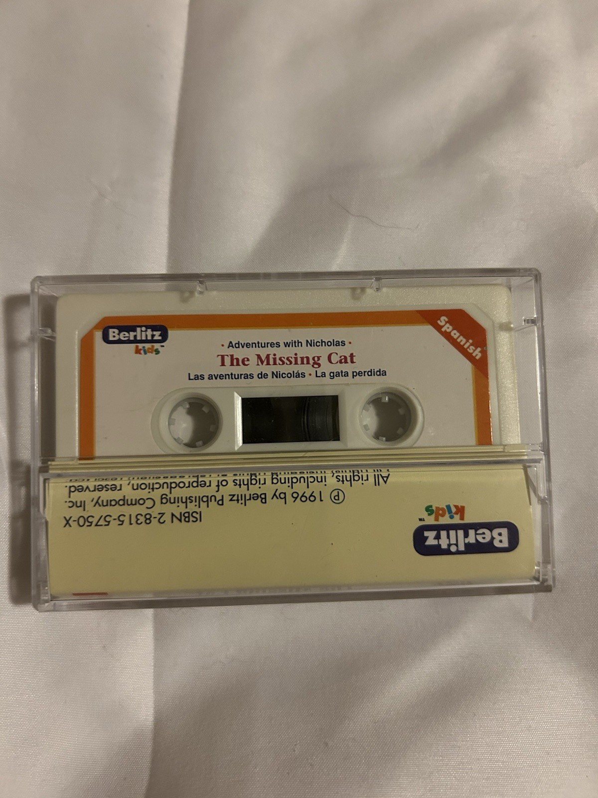 Berlitz Kids Spanish Set 1998 3 Books Cassette Tape Flash cards