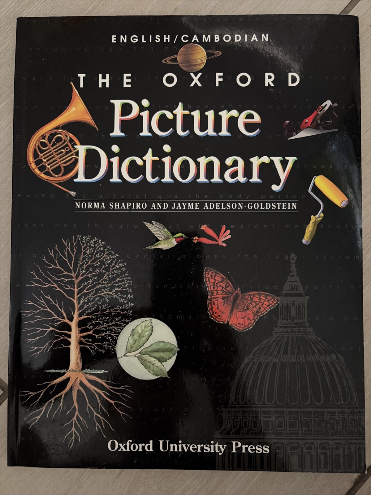 The Oxford Picture Dictionary English/Cambodian 1st edition Excellent Condition