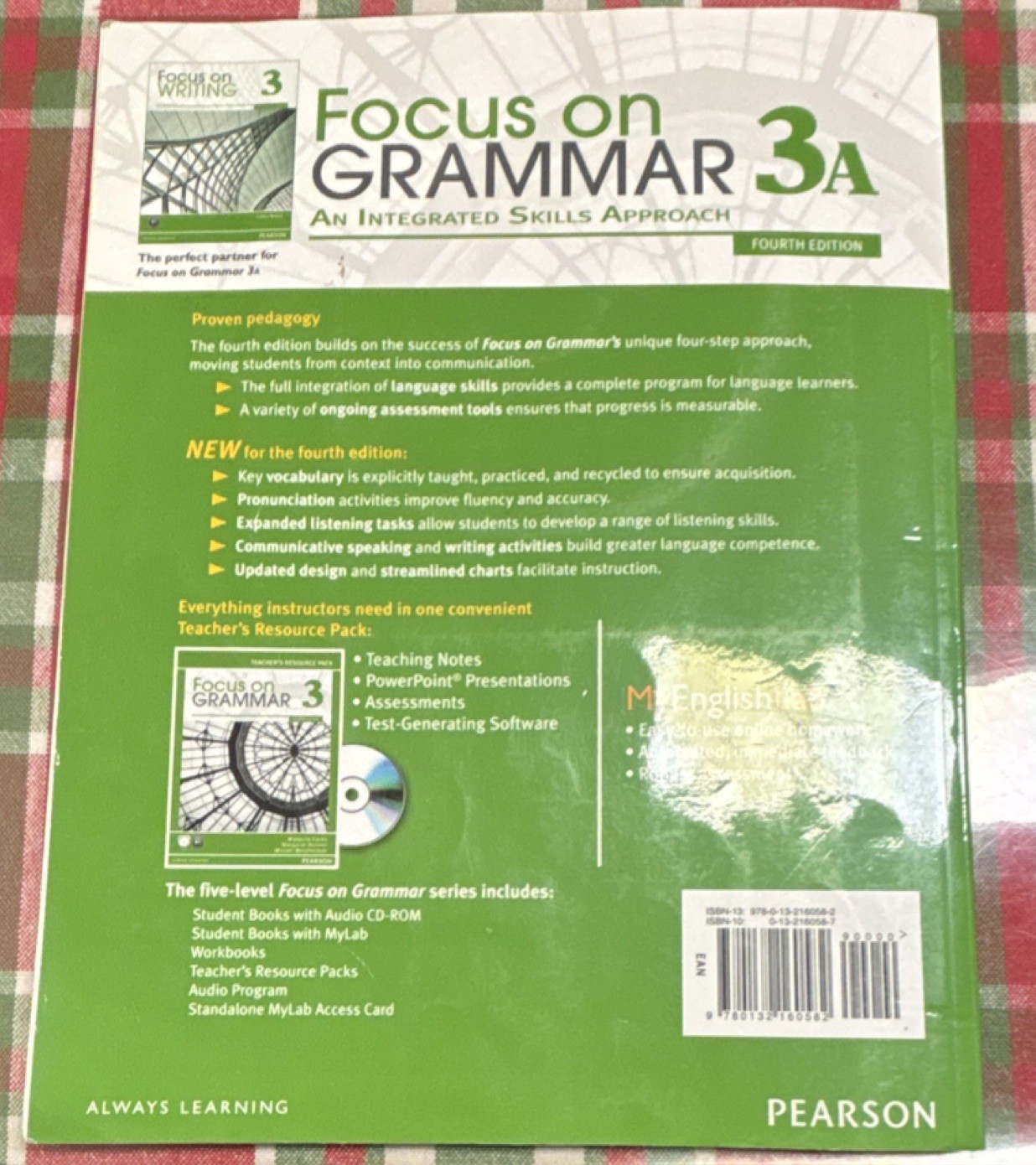 Pearson Focus on Grammar 3 & 3A Fourth Edition Paperback CD-ROM B1 Intermediate
