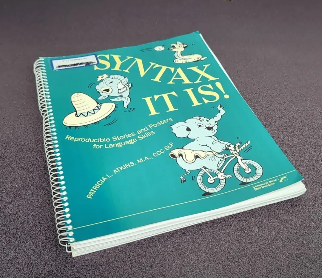 SYNTAX IT IS! Reproducible Stories and Posters for Language Skills