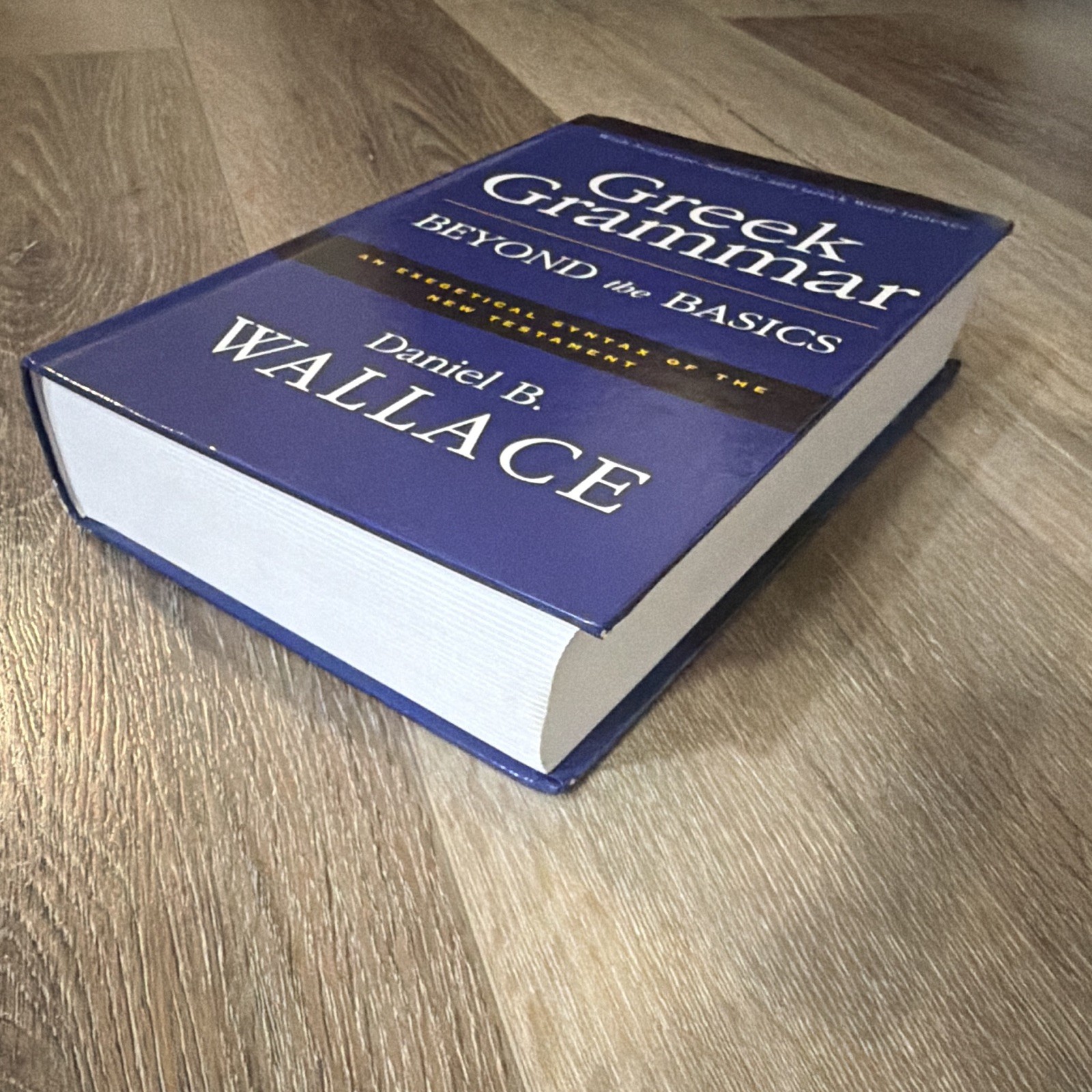 Zondervan Greek Grammar Beyond the Basics Hardcover 1996 Wallace Indexes