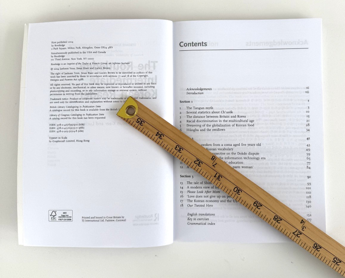The Routledge Intermediate Korean Reader by Jieun Kiaer, Jaehoon Yeon and Lucien
