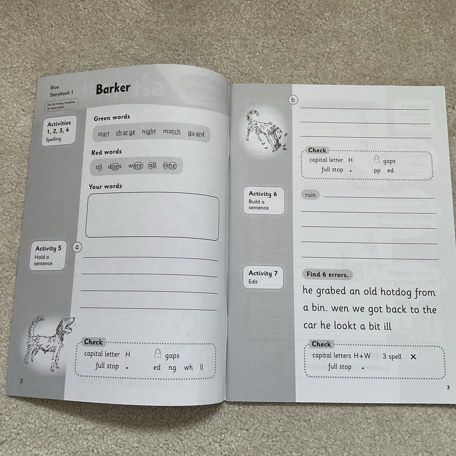 Read Write Inc Phonics Get Writing Blue Book 6 Ruth Miskin